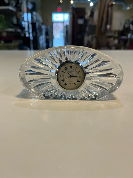 Waterford "Sunburst Oval" Clock