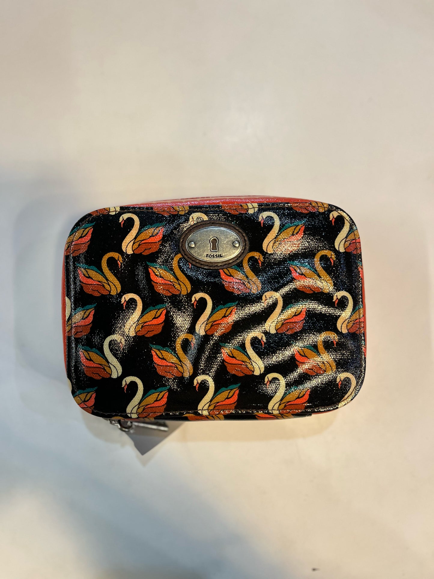 Fossil Swan Cosmetic Bag