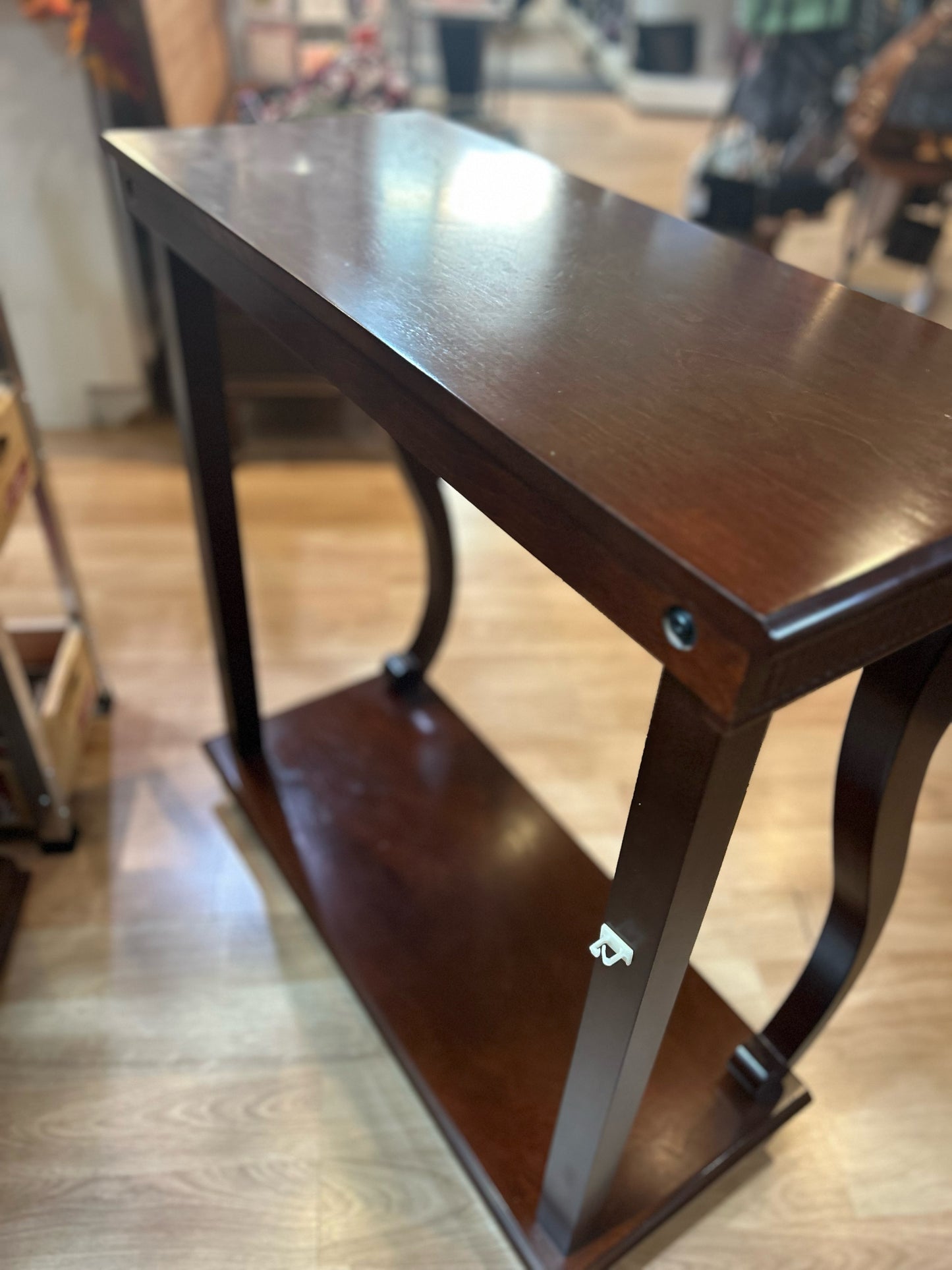 Brown Wood Console Table