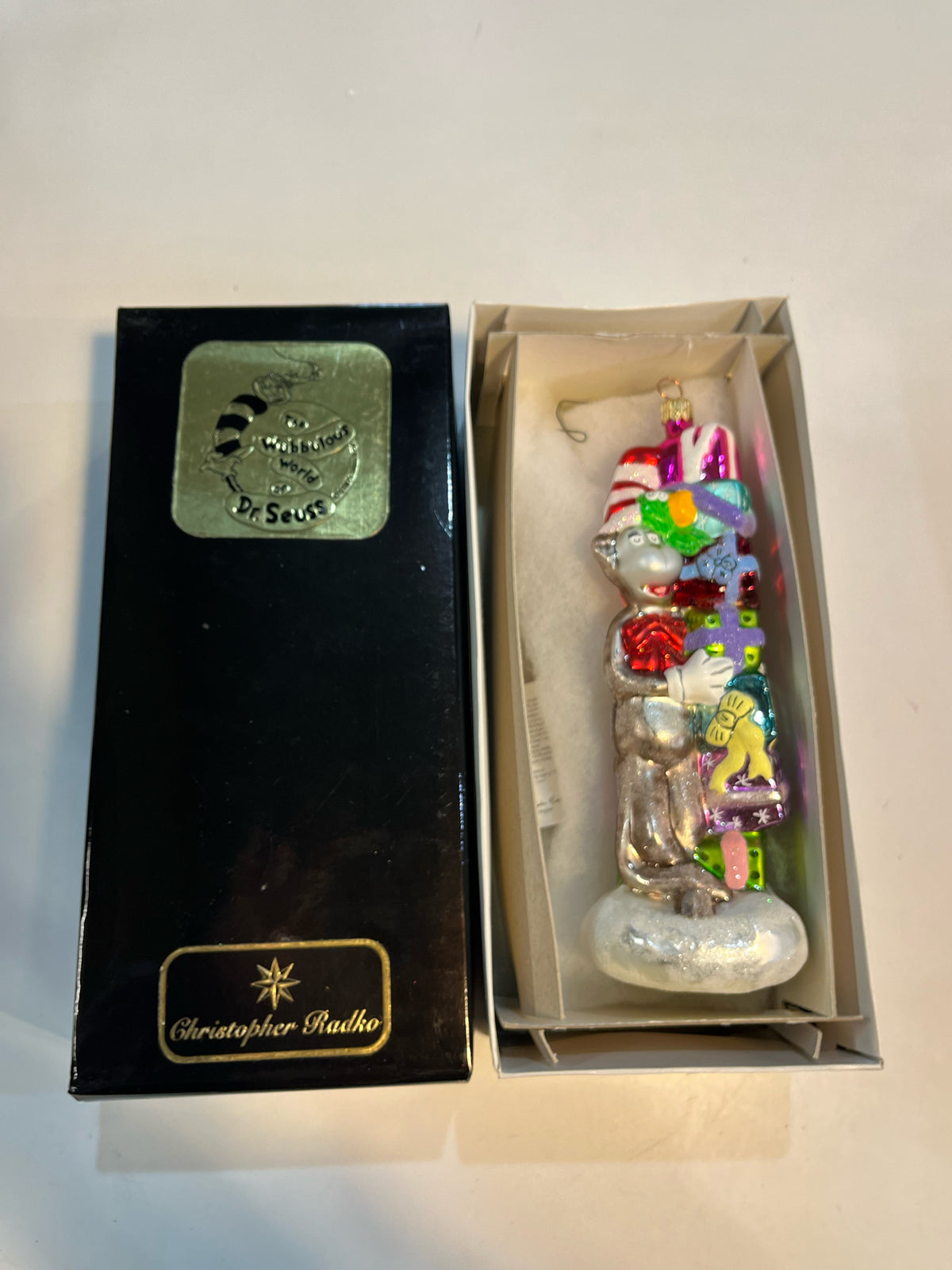 christopher radko cat in the hat ornament