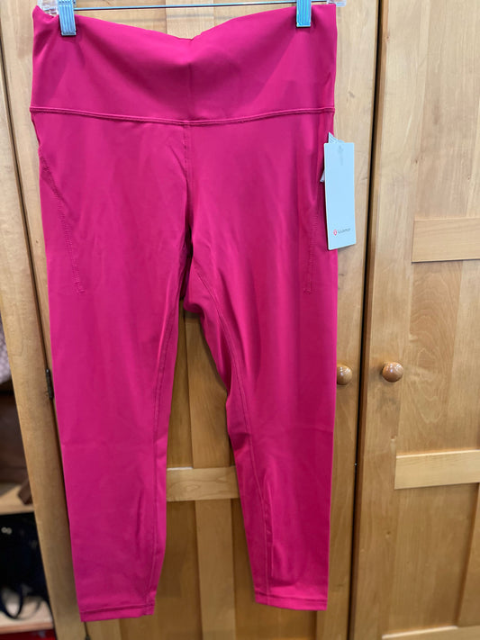 NWT Lululemon Pink "Wunder Train Tight 25" Leggings