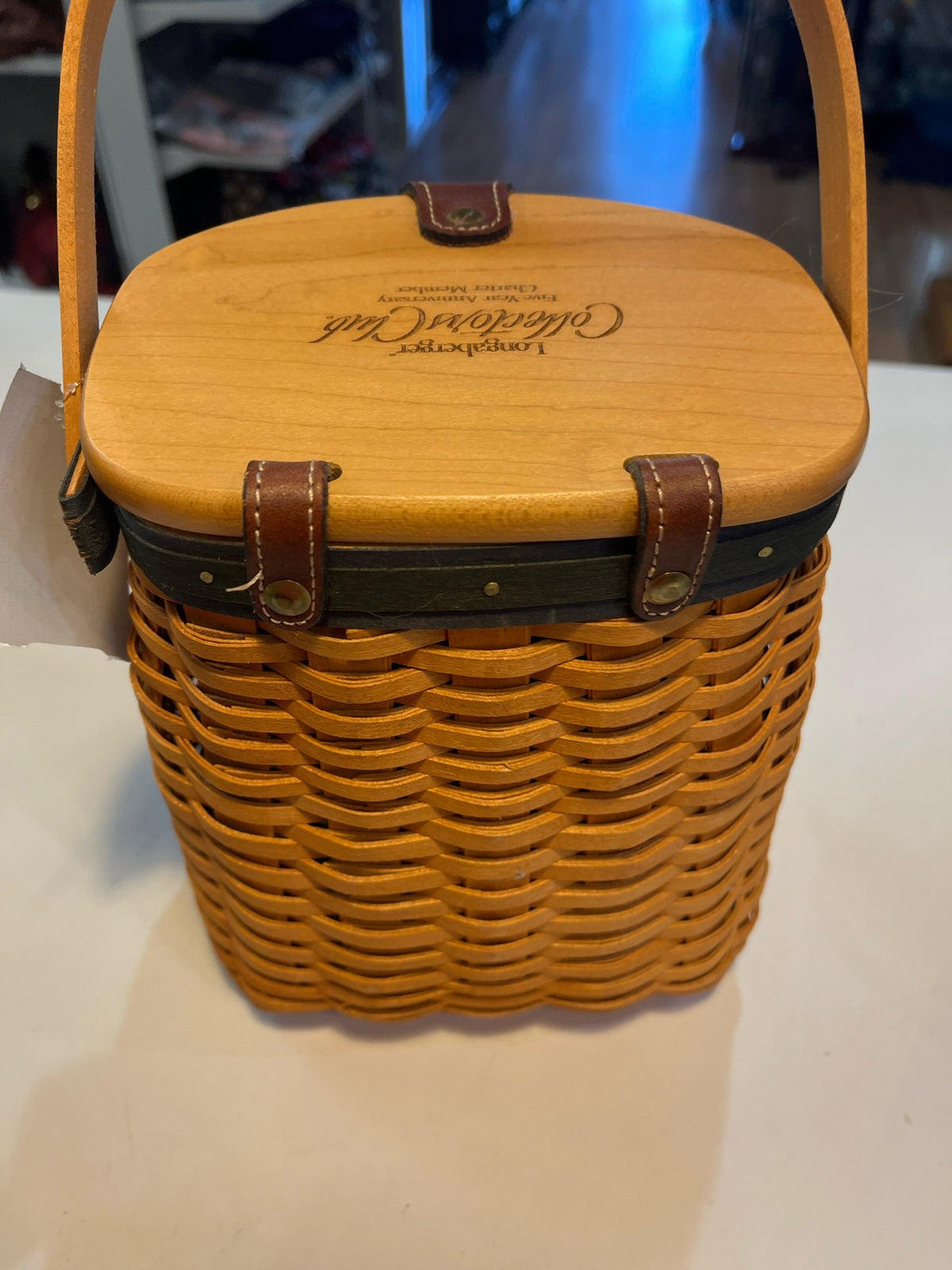 Longaberger Collector's Club Five-Year Anniversary Charter Member Basket