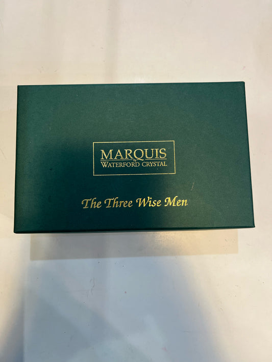 Waterford Marquis "The Three Wise Men" Figurines w/ box