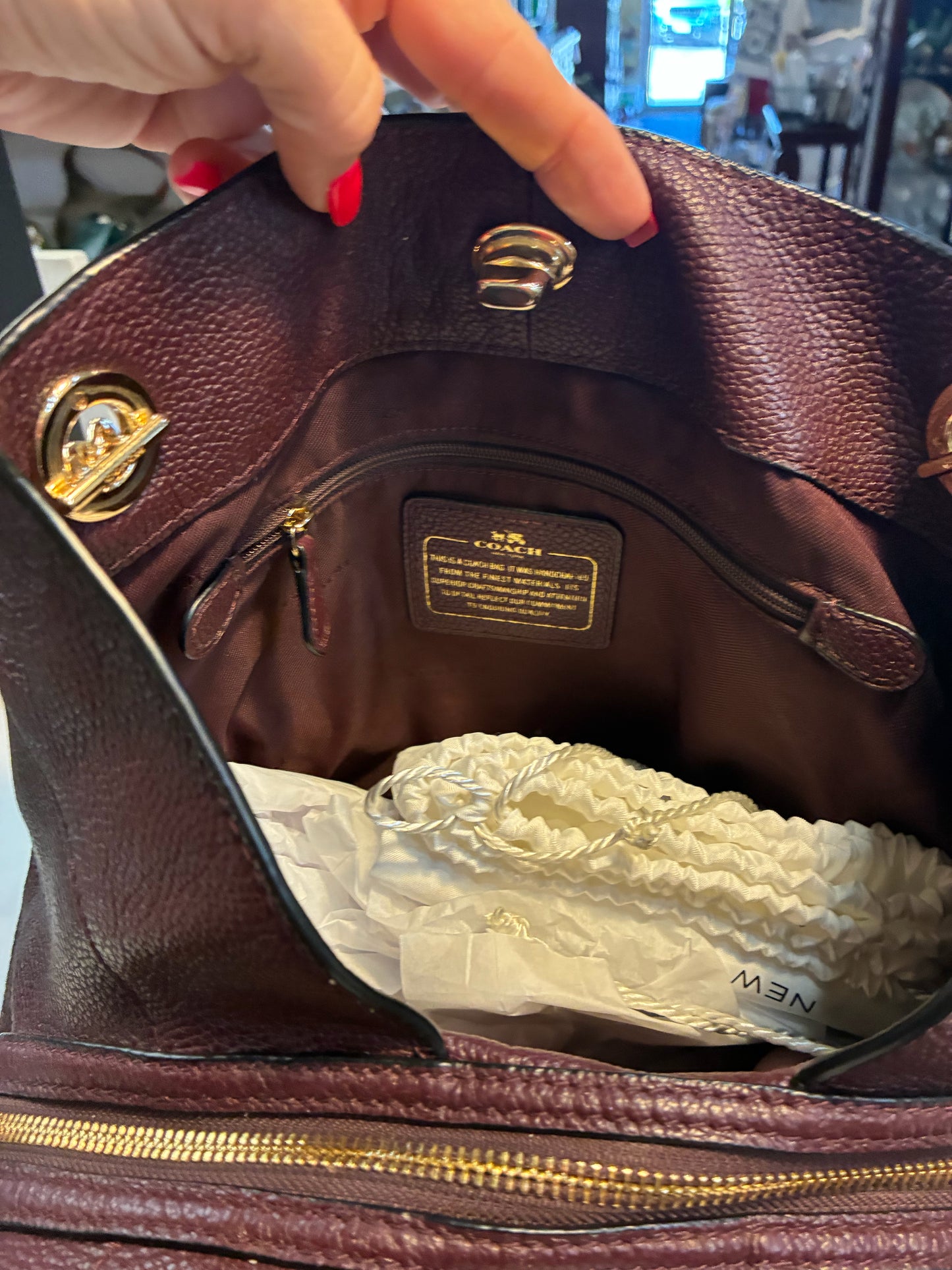 Coach Turnlock Edie Shoulder Bag