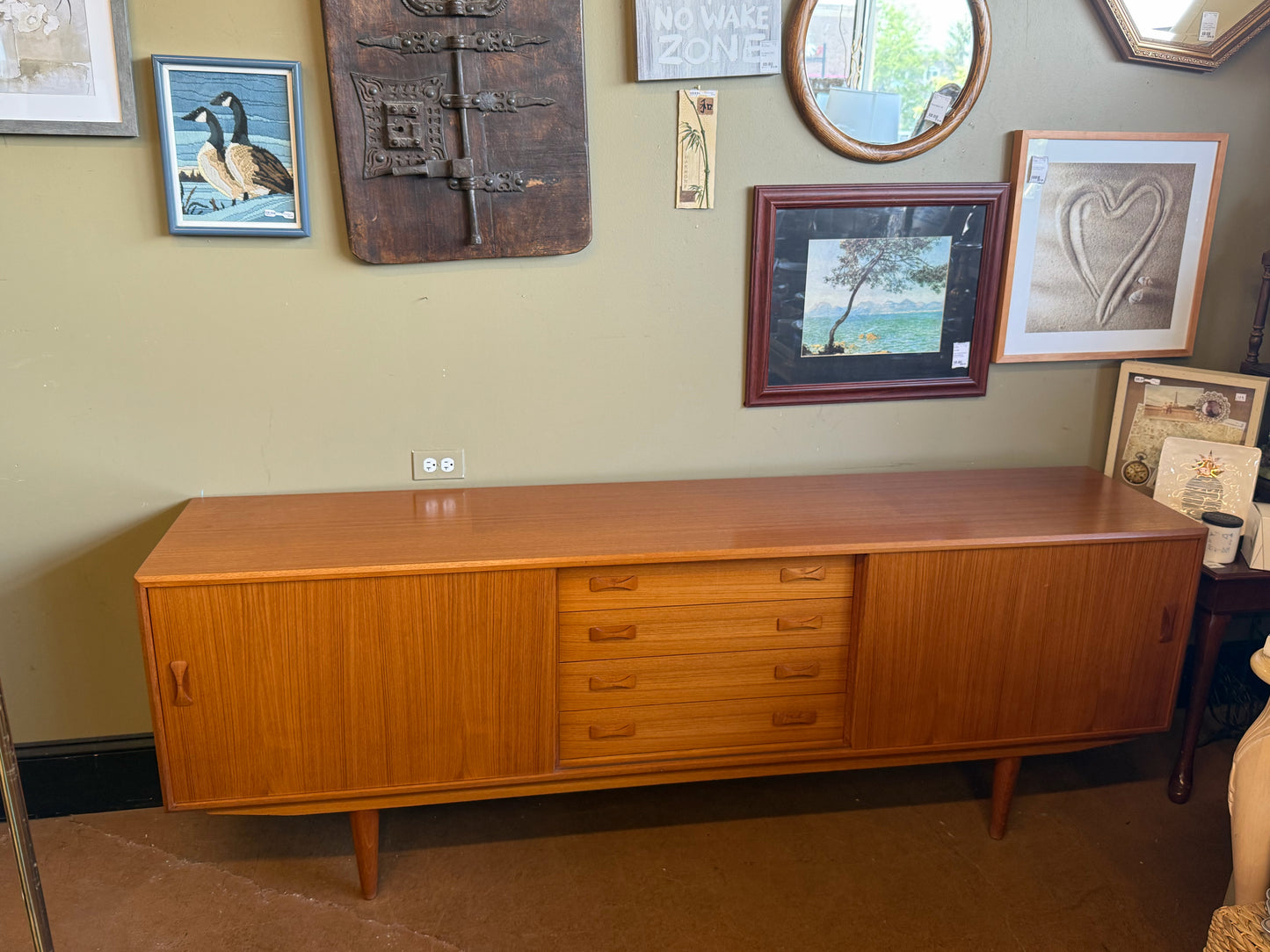 MCM Teak credenza sideboard