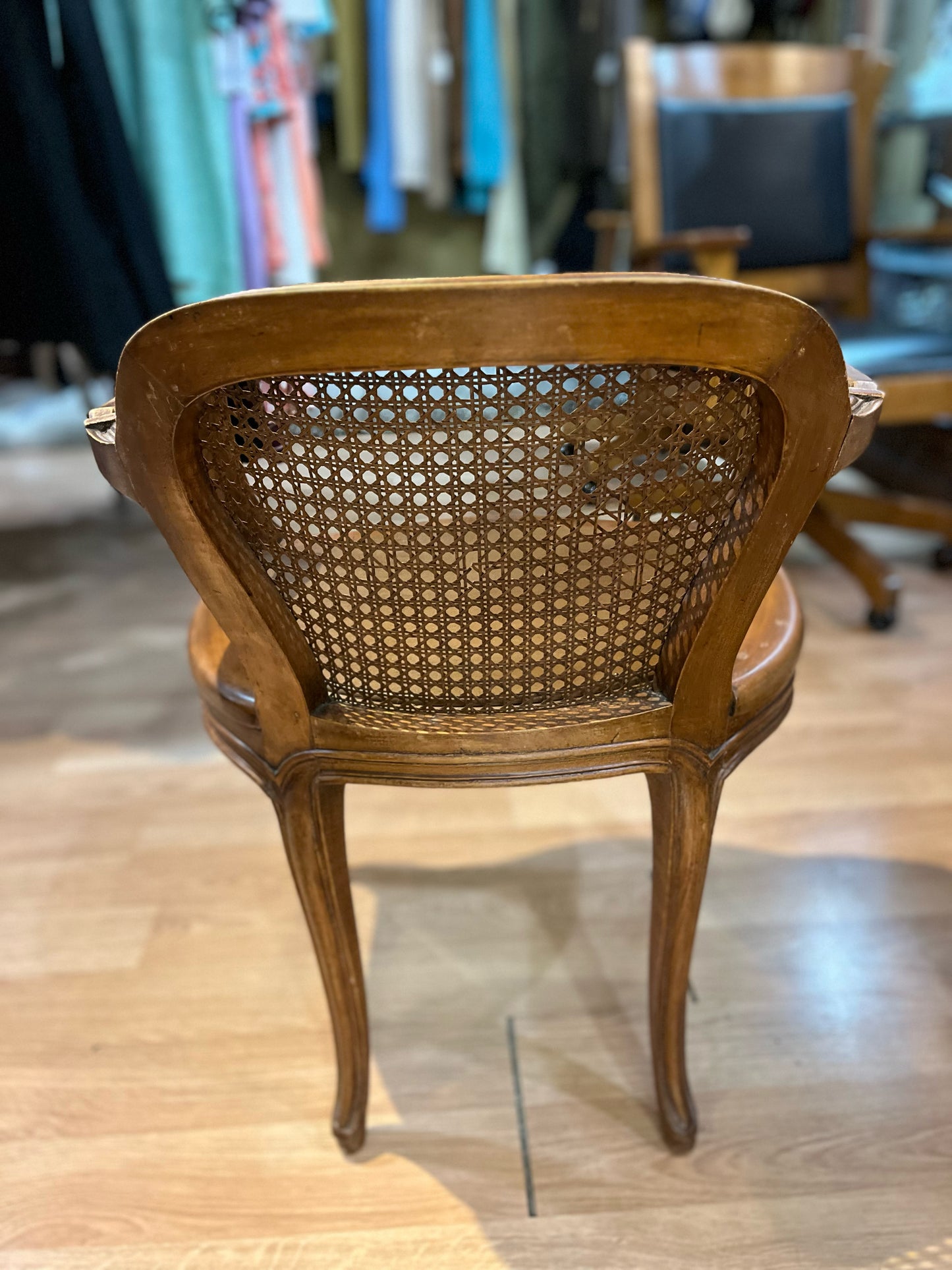 Louis XVI Style Brown Chair