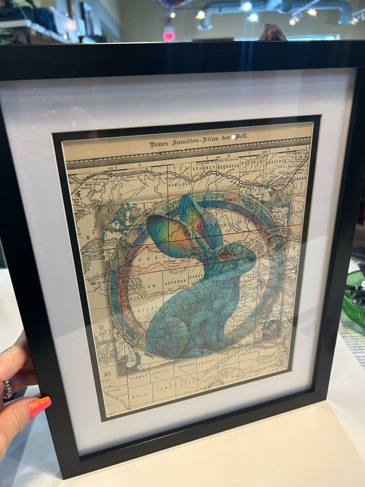 Original Bunny Atlas Artwork by Mark Bloom