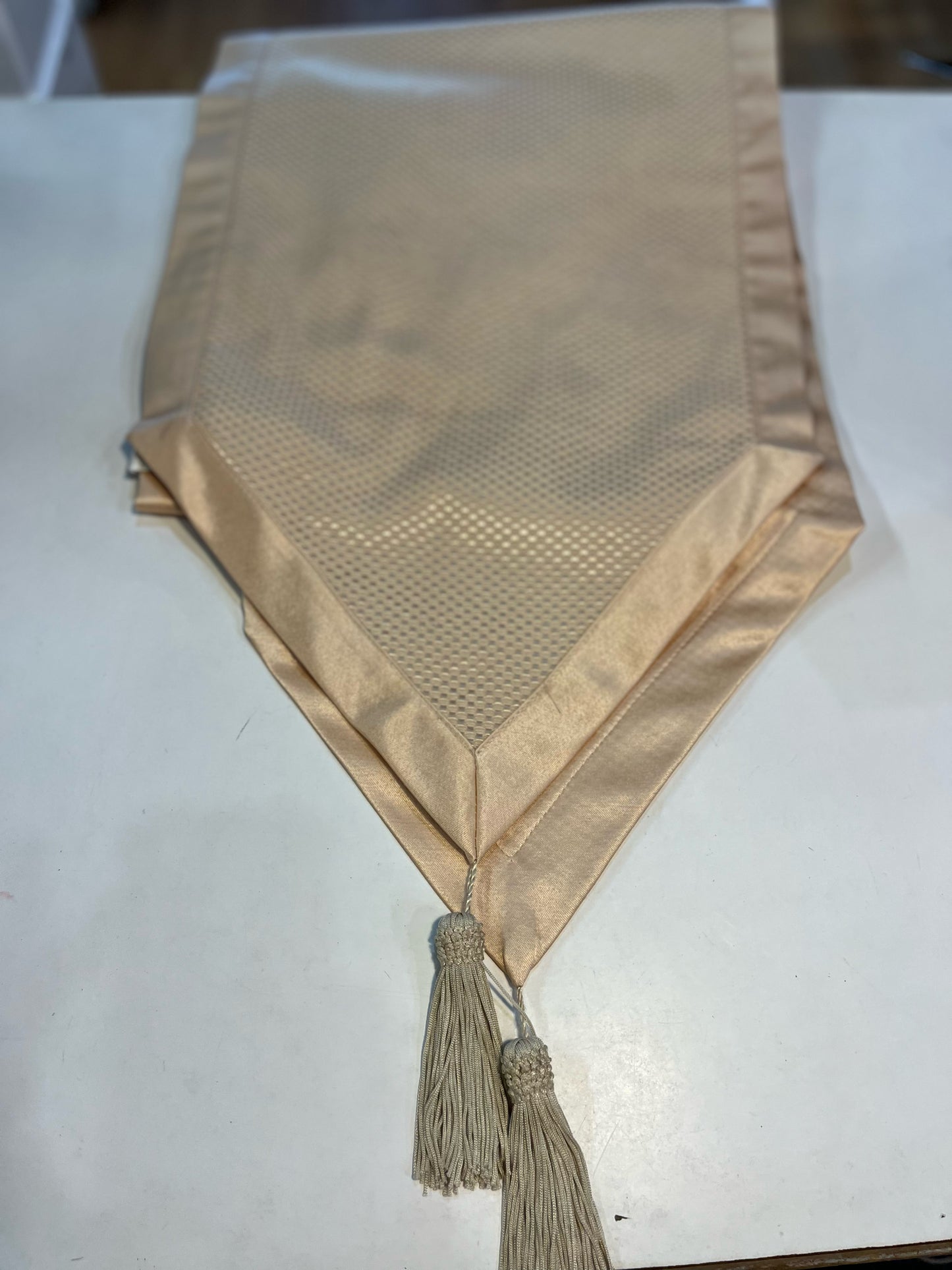 Waterford Champagne Gold Table Runner