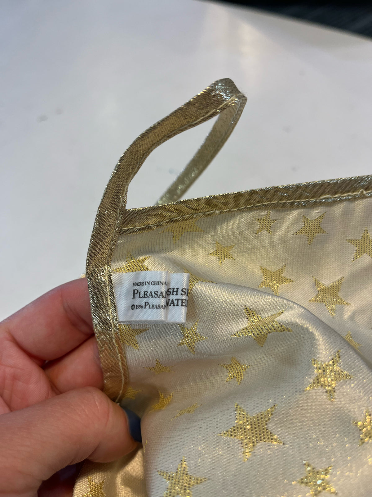 American Girl/ Pleasant Company Gold Star Tree Skirt