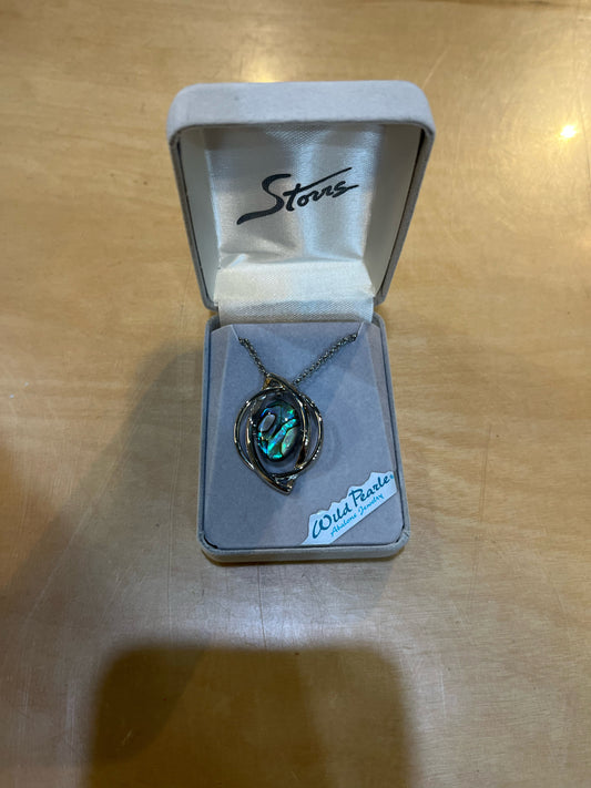 "Galazy" Abalone Pendant Necklace
