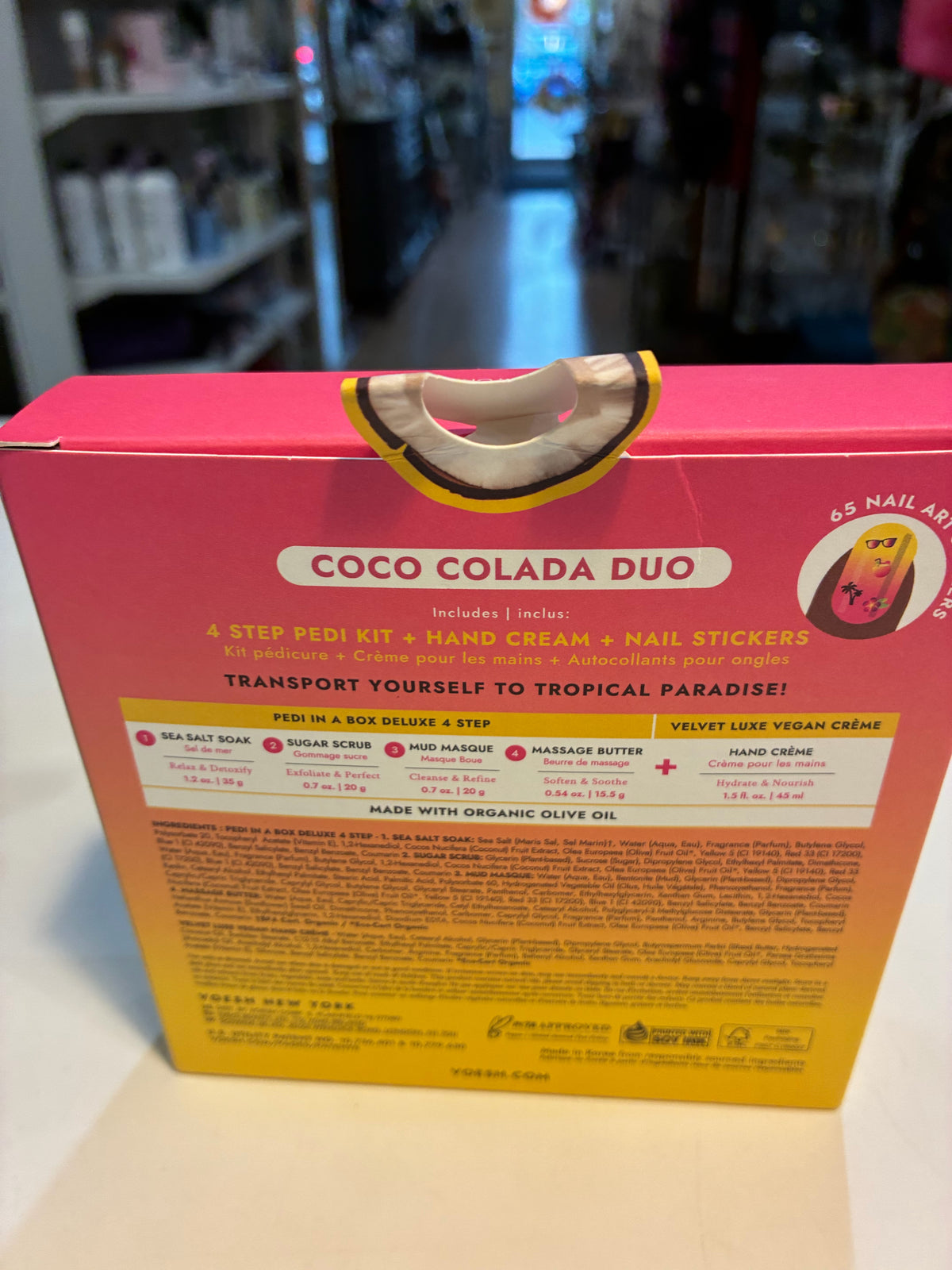 Voesh "Coco Colada Duo" Pedicure Set