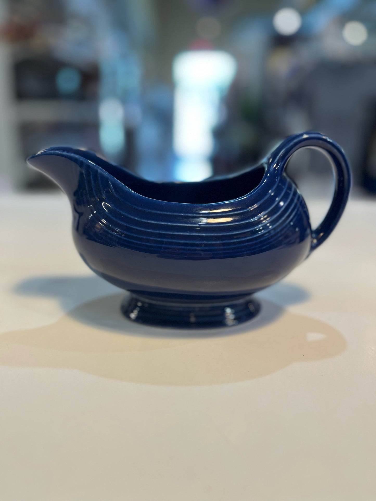 Fiestaware Navy Gravy Boat