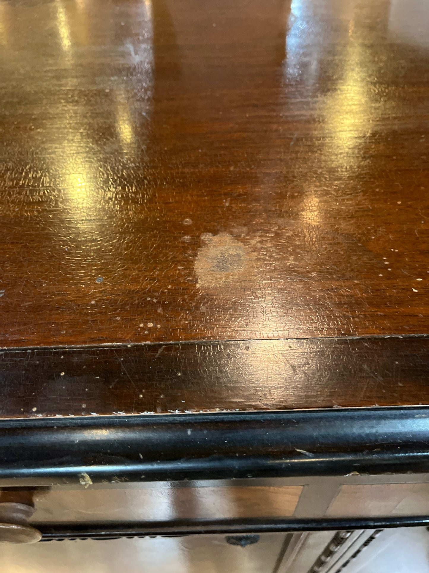 Tall Dark Brown Chest