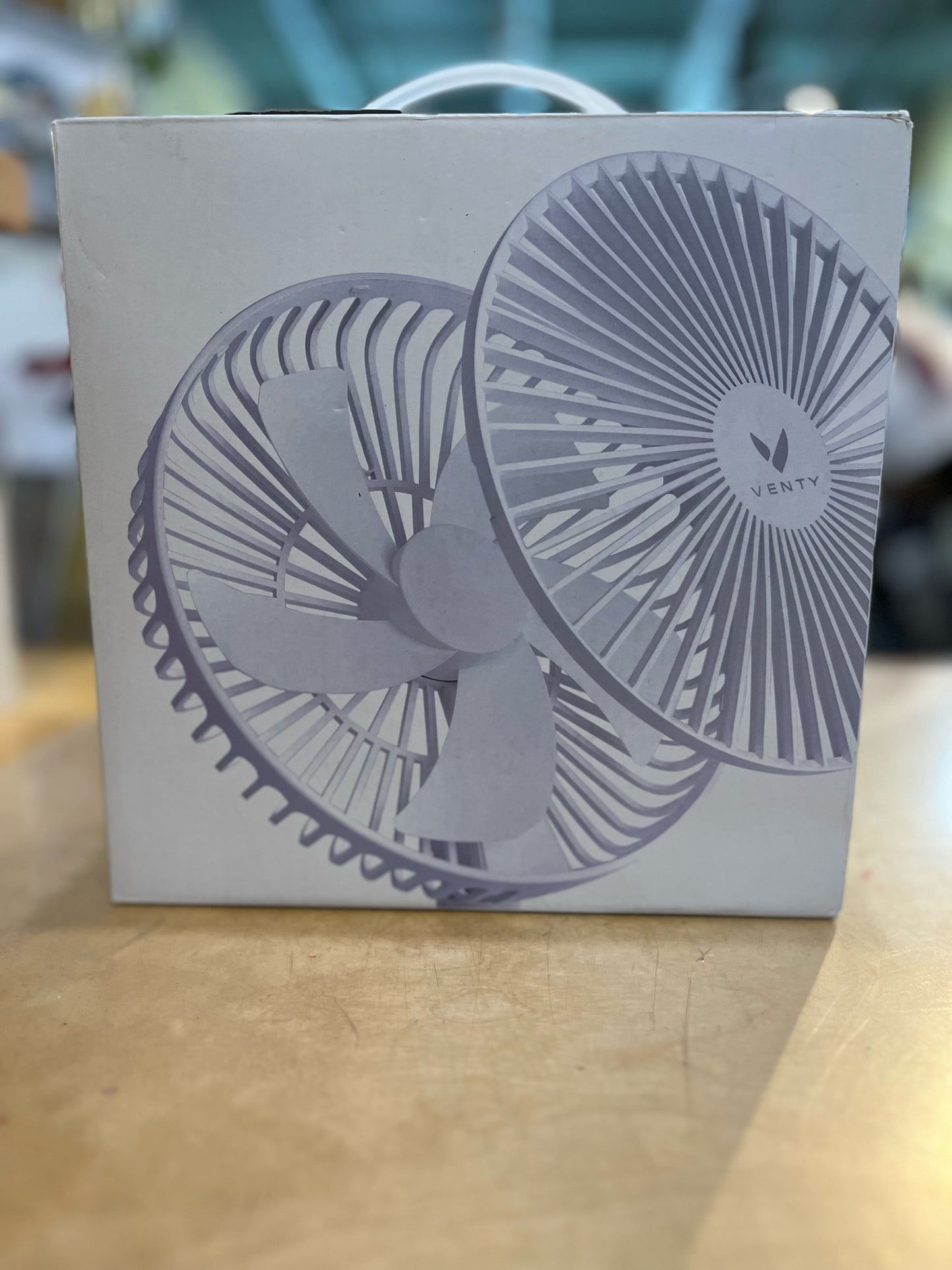 Venty White Portable Fan