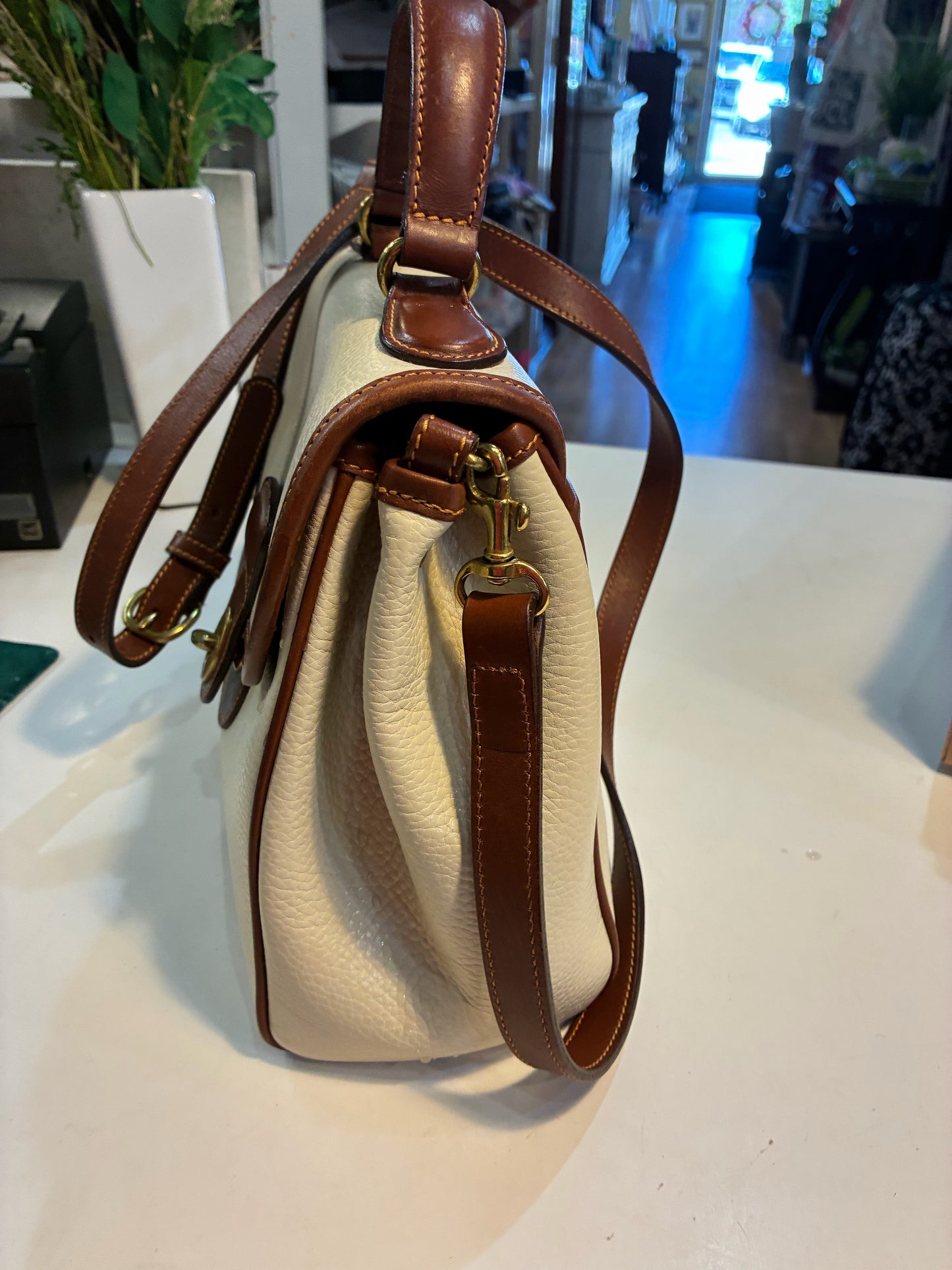 Vintage Coach Sheridan Pebbled Leather Bag