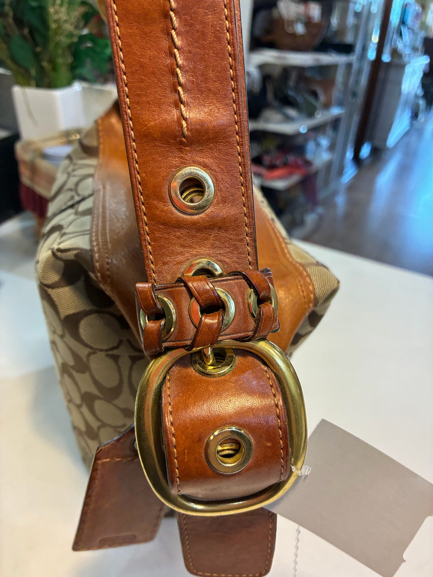 Vintage Coach "Bleecker Signature Bucket Bag"