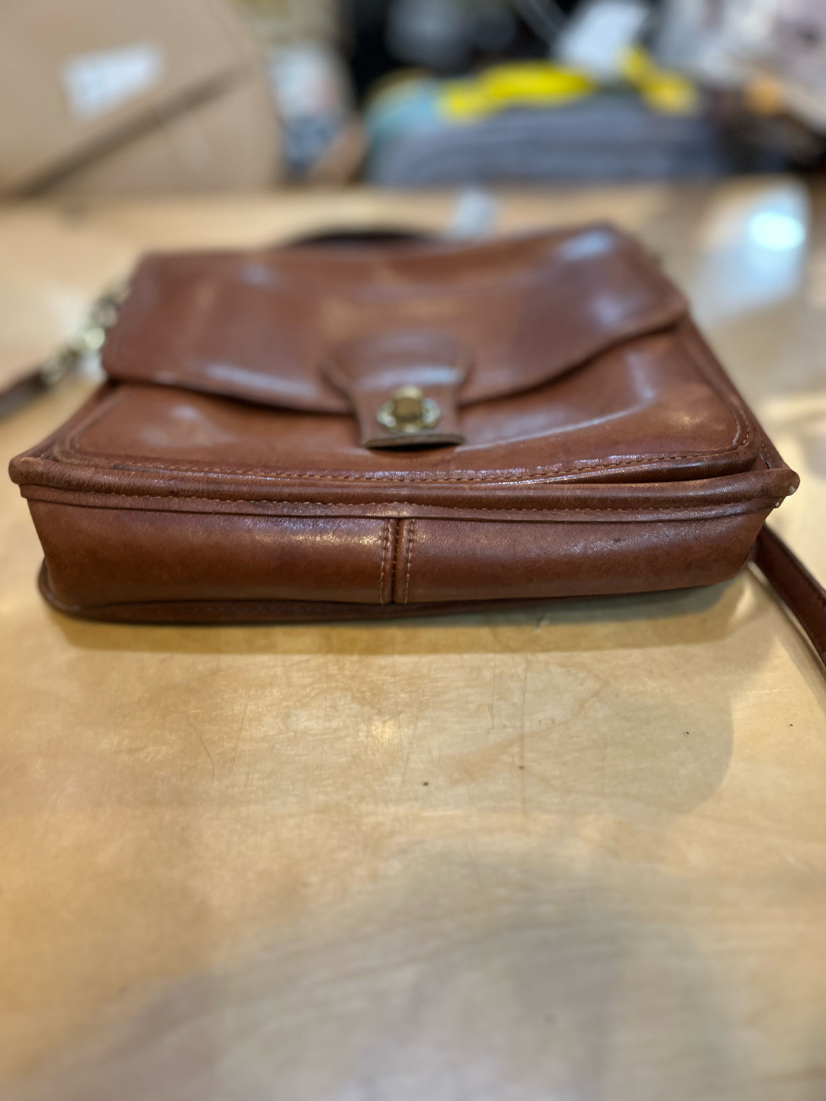 Vintage Coach Brown “Station” Handbag