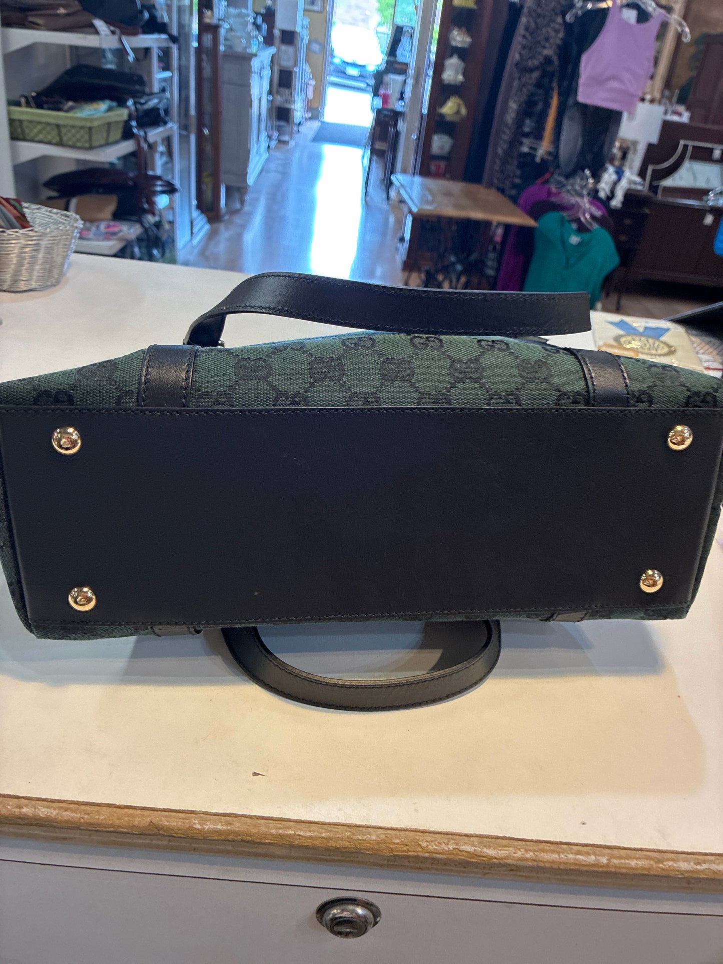 GUCCI Green Handbag