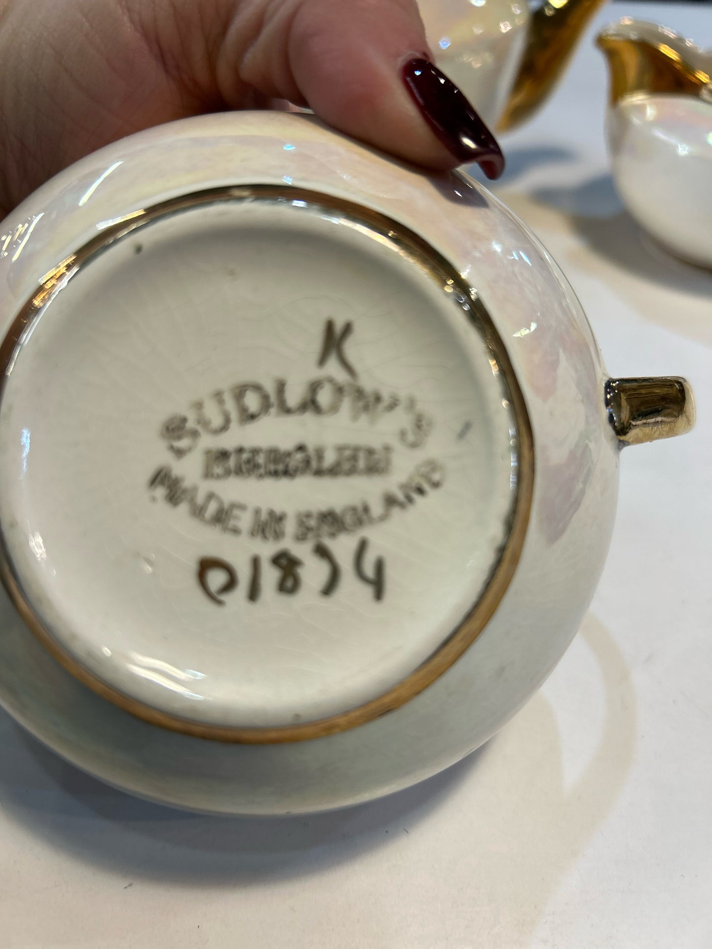 Vintage Sudlow Burslem Tea Set