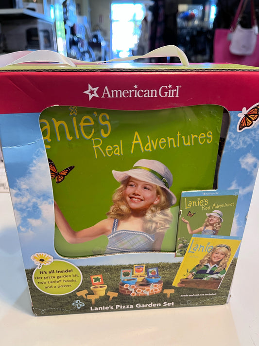 American Girl "Lanie's Pizza Garden Set" in box