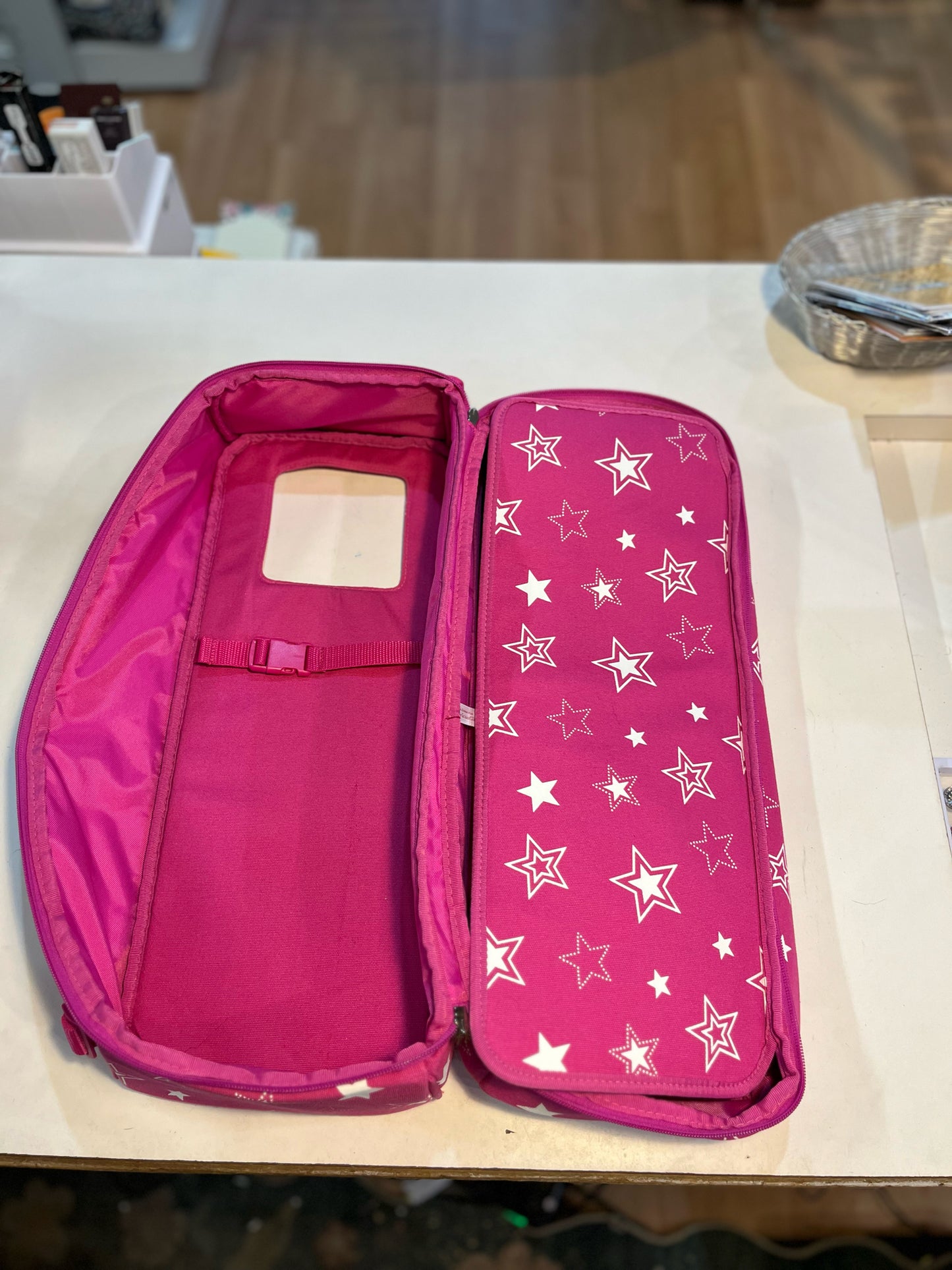 American Girl Pink & White Star Doll Carrier