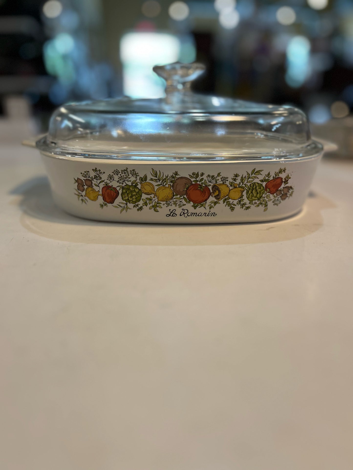 Corningware “Le Romain” Lidded Casserole Dish