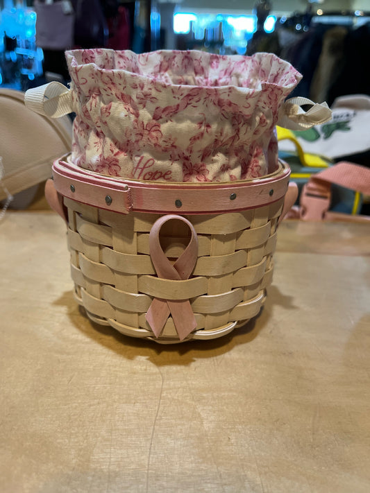 Longaberger 2006 Horizons of Hope Basket w/ liner