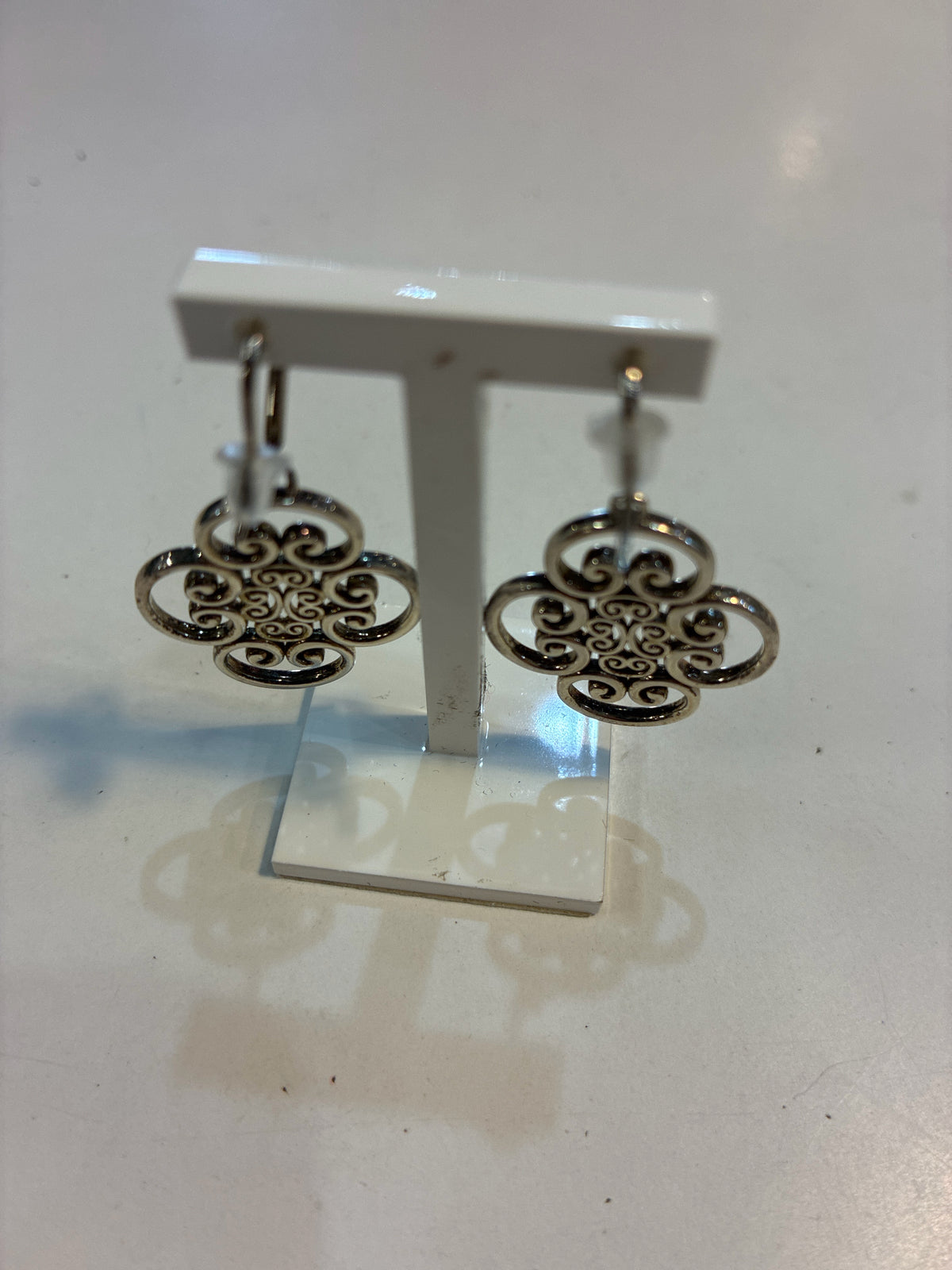 Tiffany Sterling Silver Paloma Picasso Scroll Drop Earrings