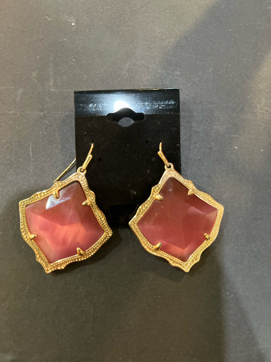 Kendra Scott Pink "Kristen" Earrings