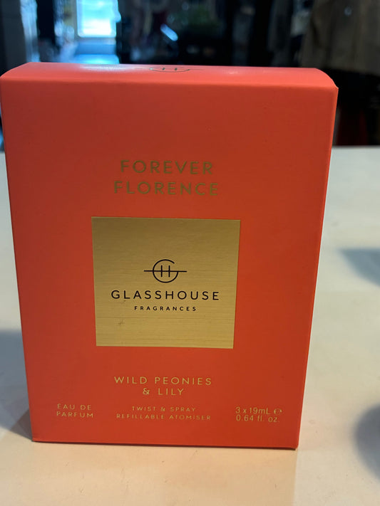 Glasshouse Fragrances Forever Florence Refillable Atomiser Set