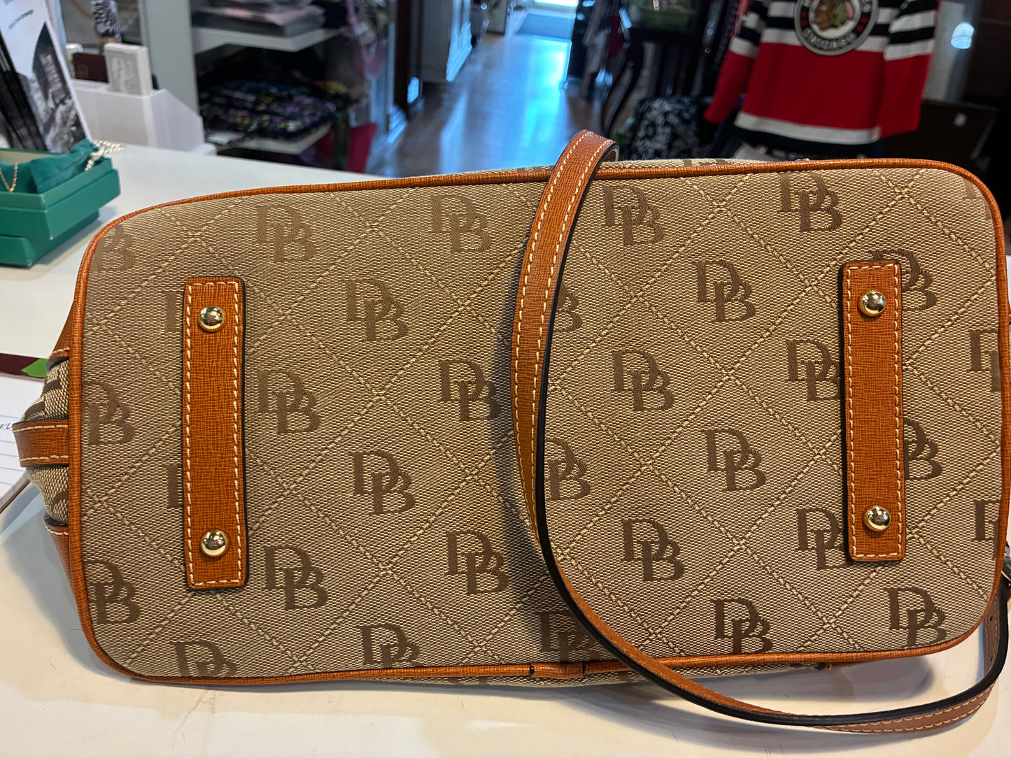 Dooney & Bourke Large Gabriella Monogram Satchel