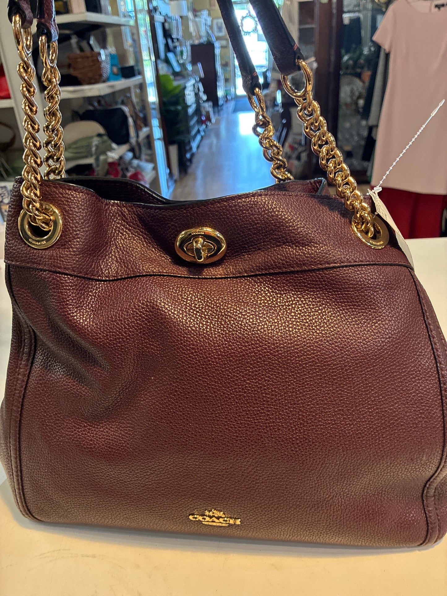 Coach Turnlock Edie Shoulder Bag