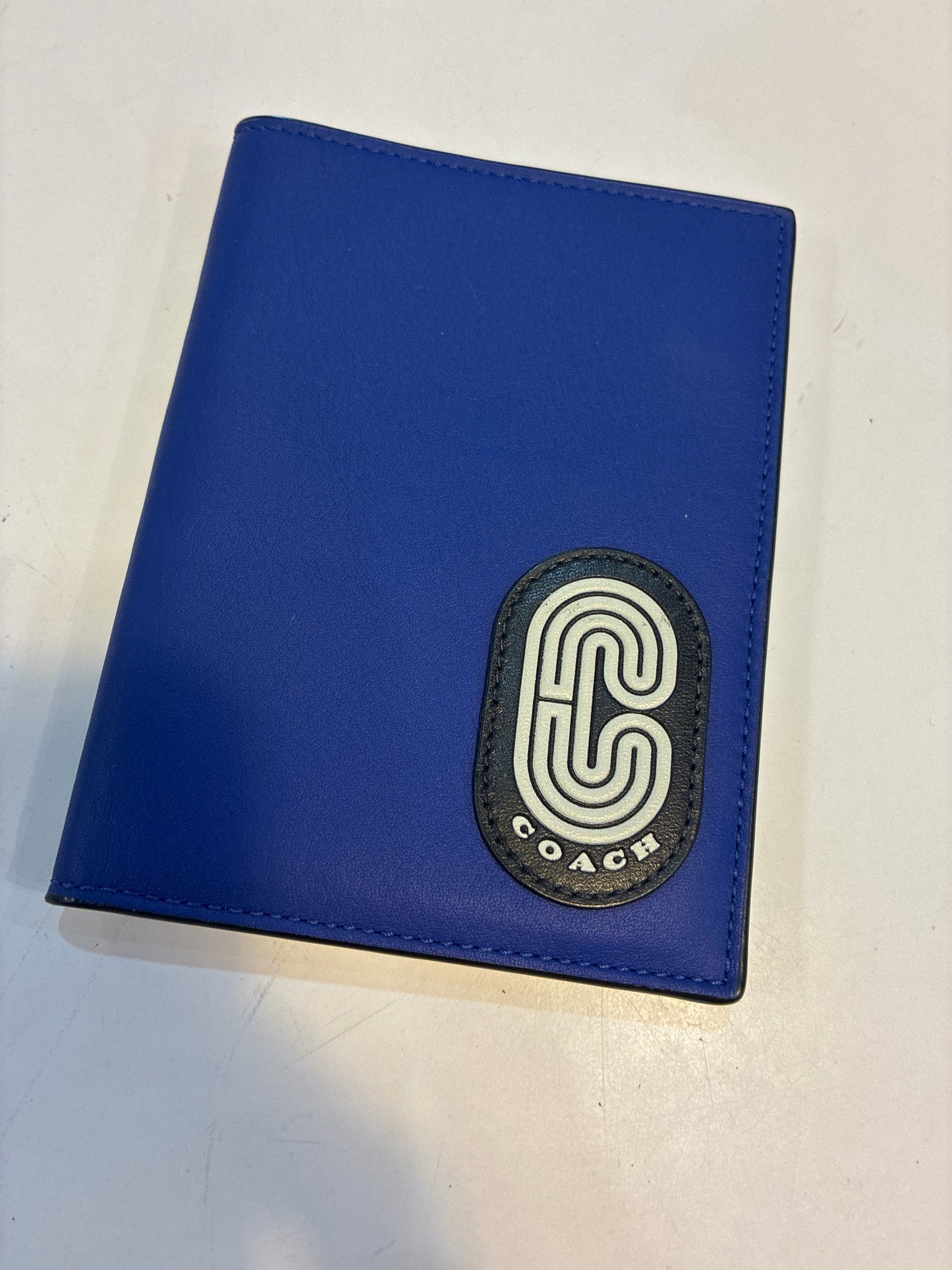 Coach Royal Blue Passport Holder