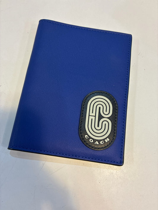 Coach Royal Blue Passport Holder