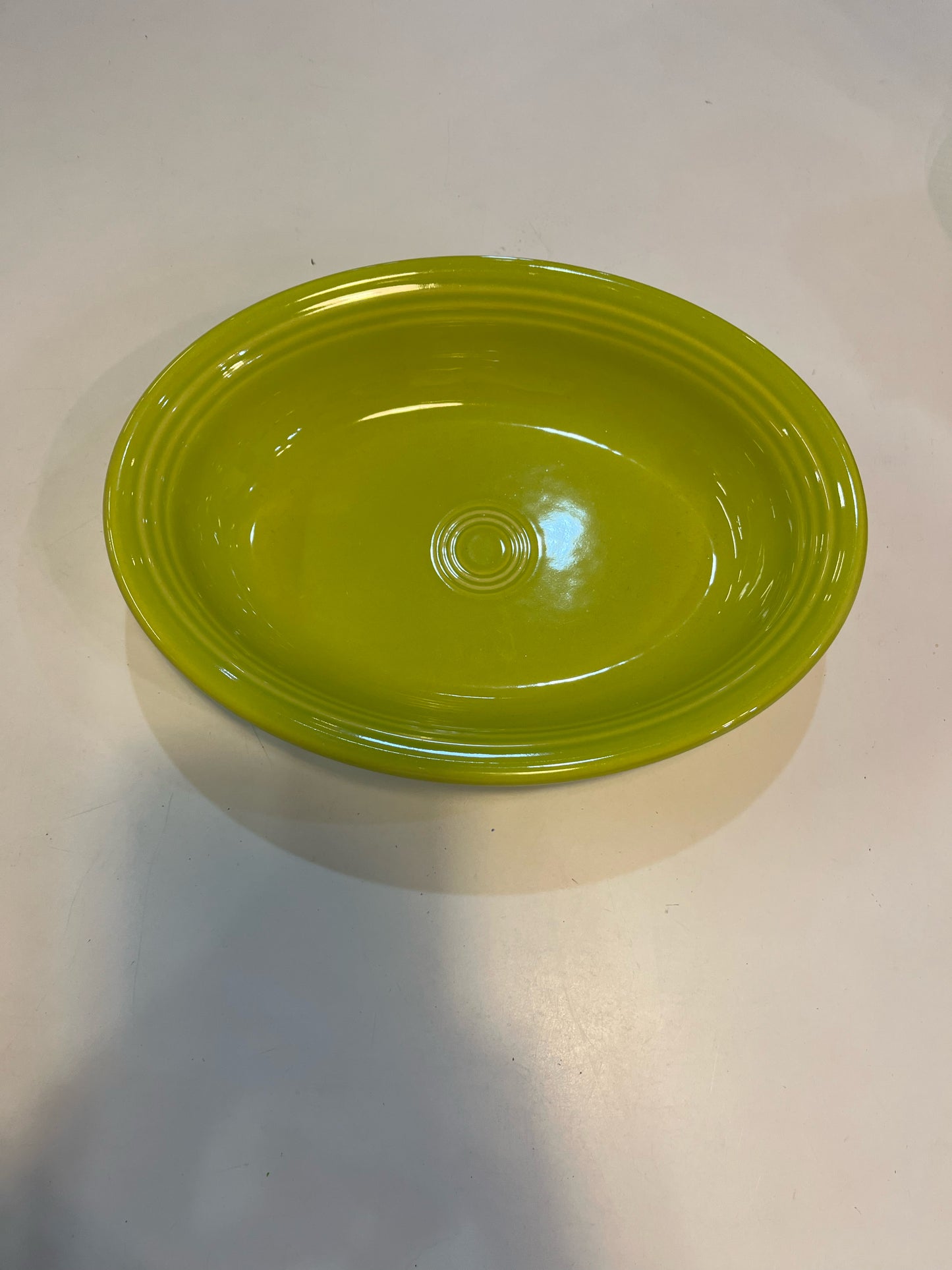 Fiesta ware Lime Green Oval Casserole Baker Bowl