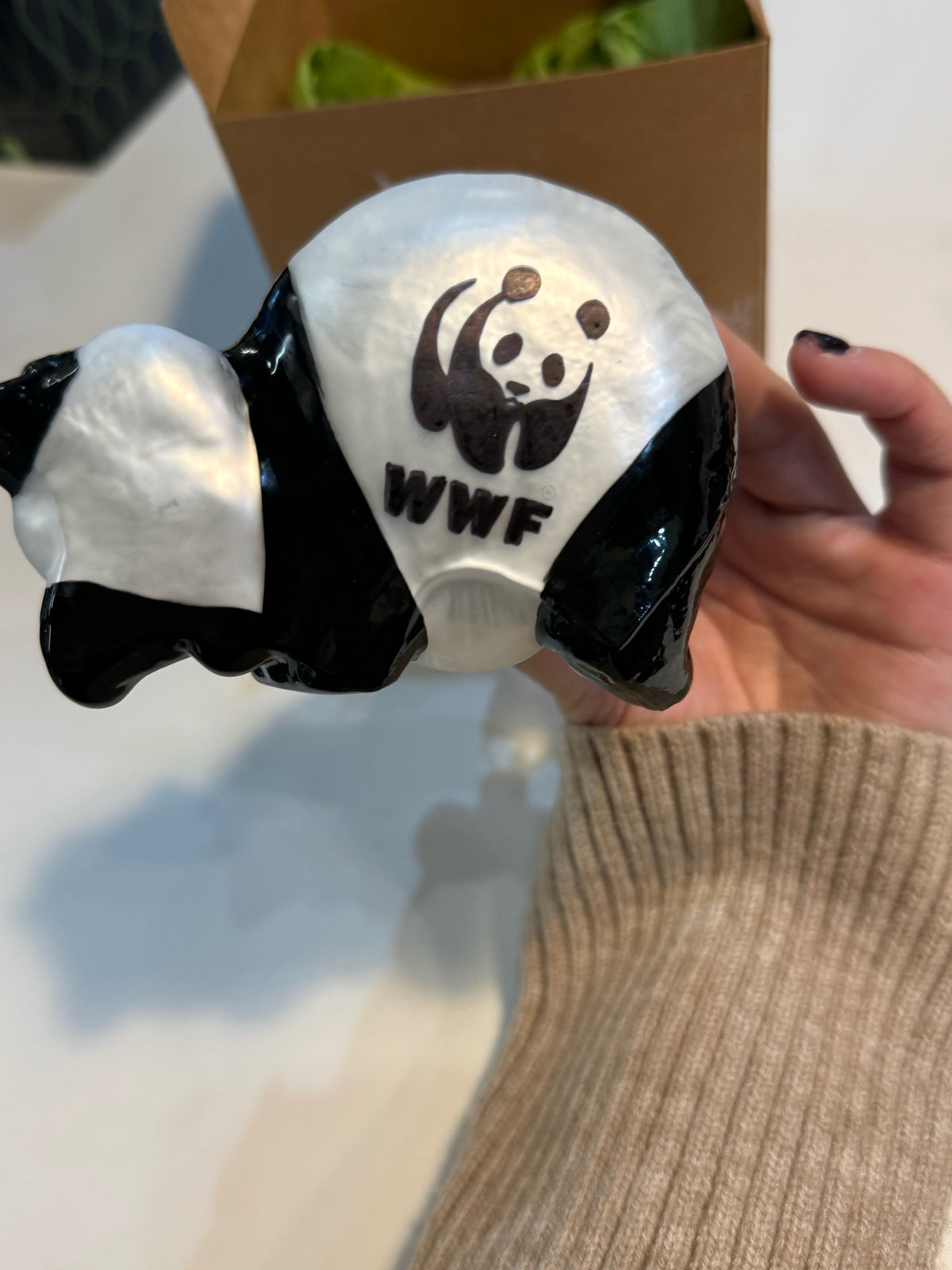 NWT Christopher Radko WWF Pandas Ornament