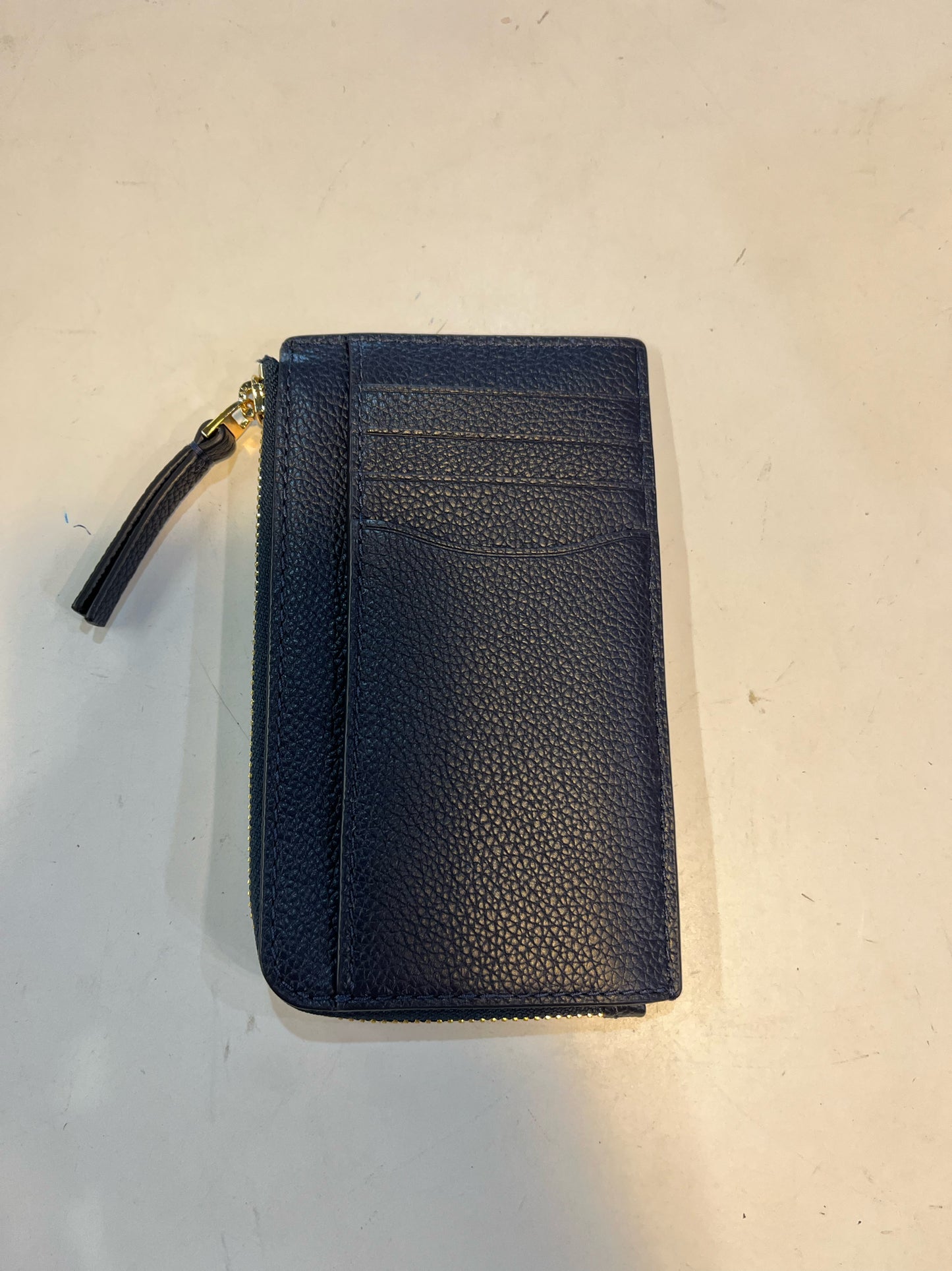 Tory Burch Blake Navy Card Holder Wallet