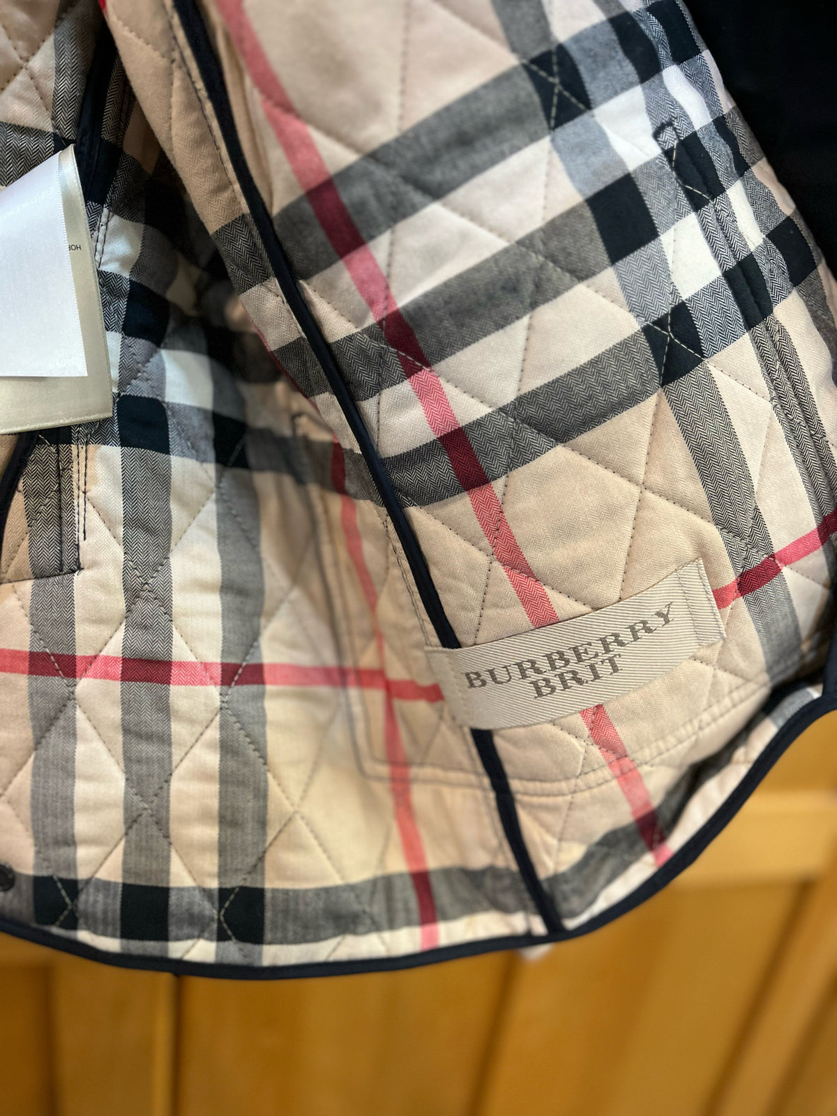 Burberry Britt Quilted Nova Check Jacket