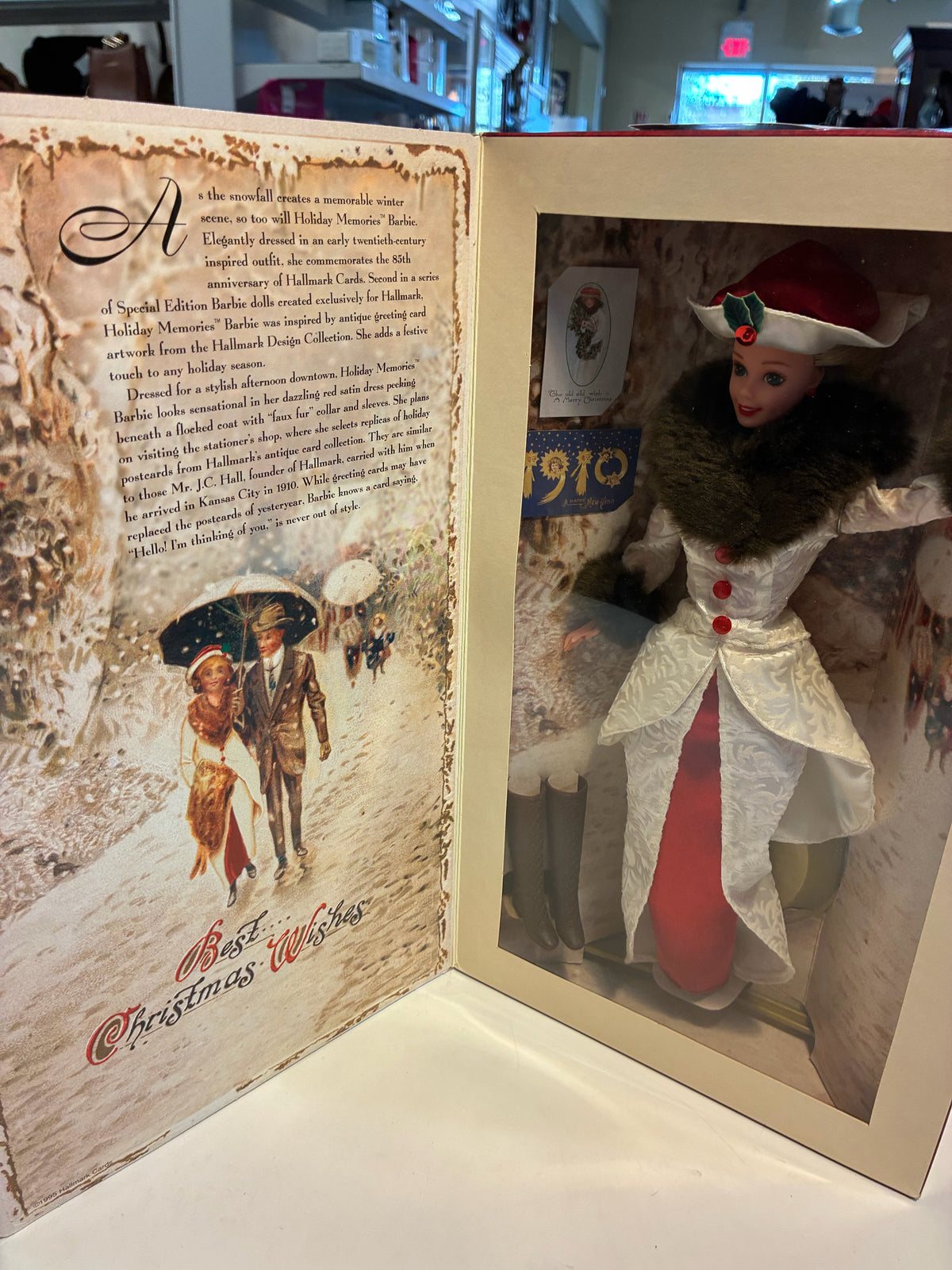 Barbie 1995 "Holiday Memories-The Christmas Wishes" Doll