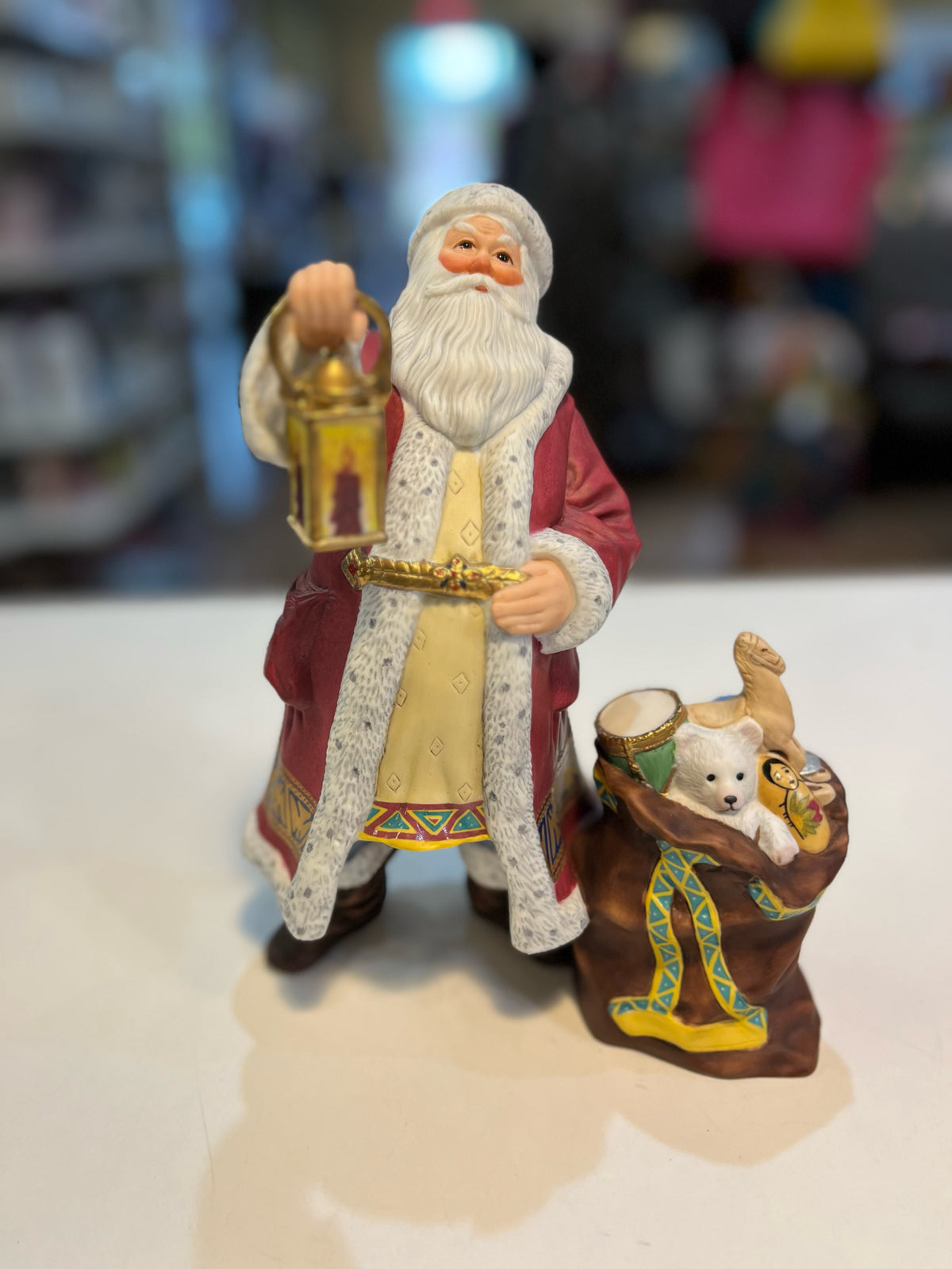 Lenox Red "Grandfather Frost" Figurine
