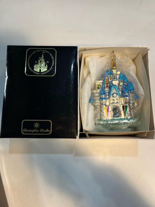 christopher radko cinderella castle ornament