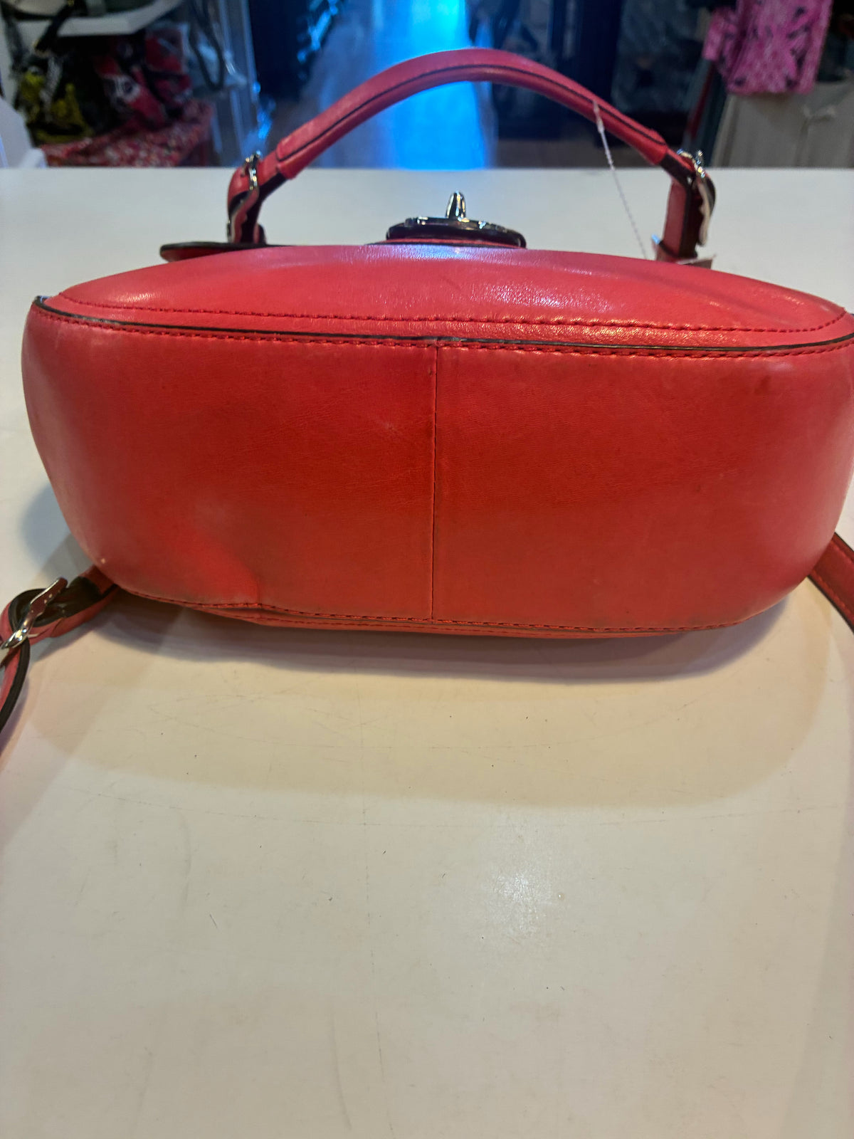 Coach Pink Leather "Vermillion Limited Edition" Crossbody