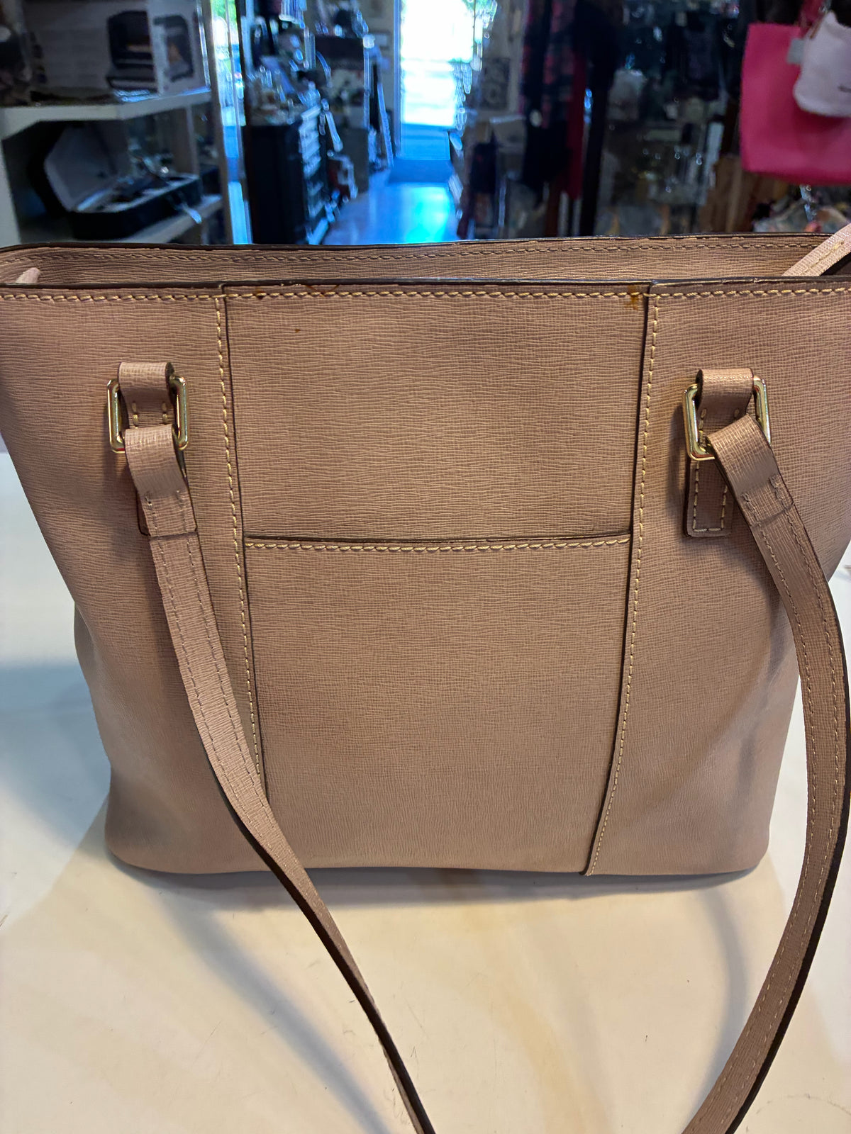 Dooney & Bourke Taupe "Lexington Shopper"