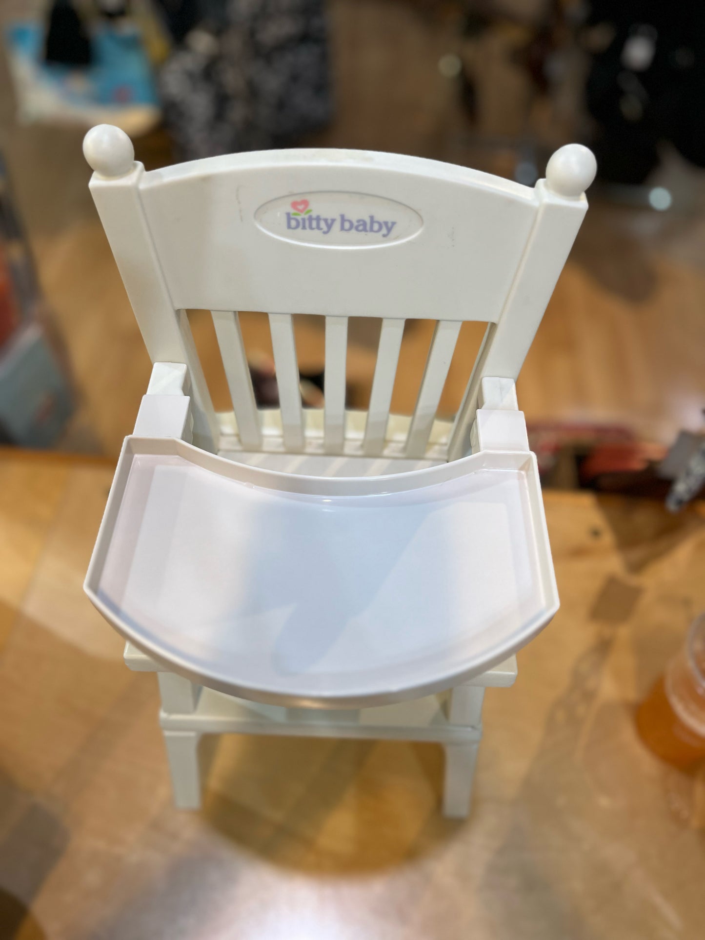 American Girl Bitty Baby Highchair Shape Sorting Play Set