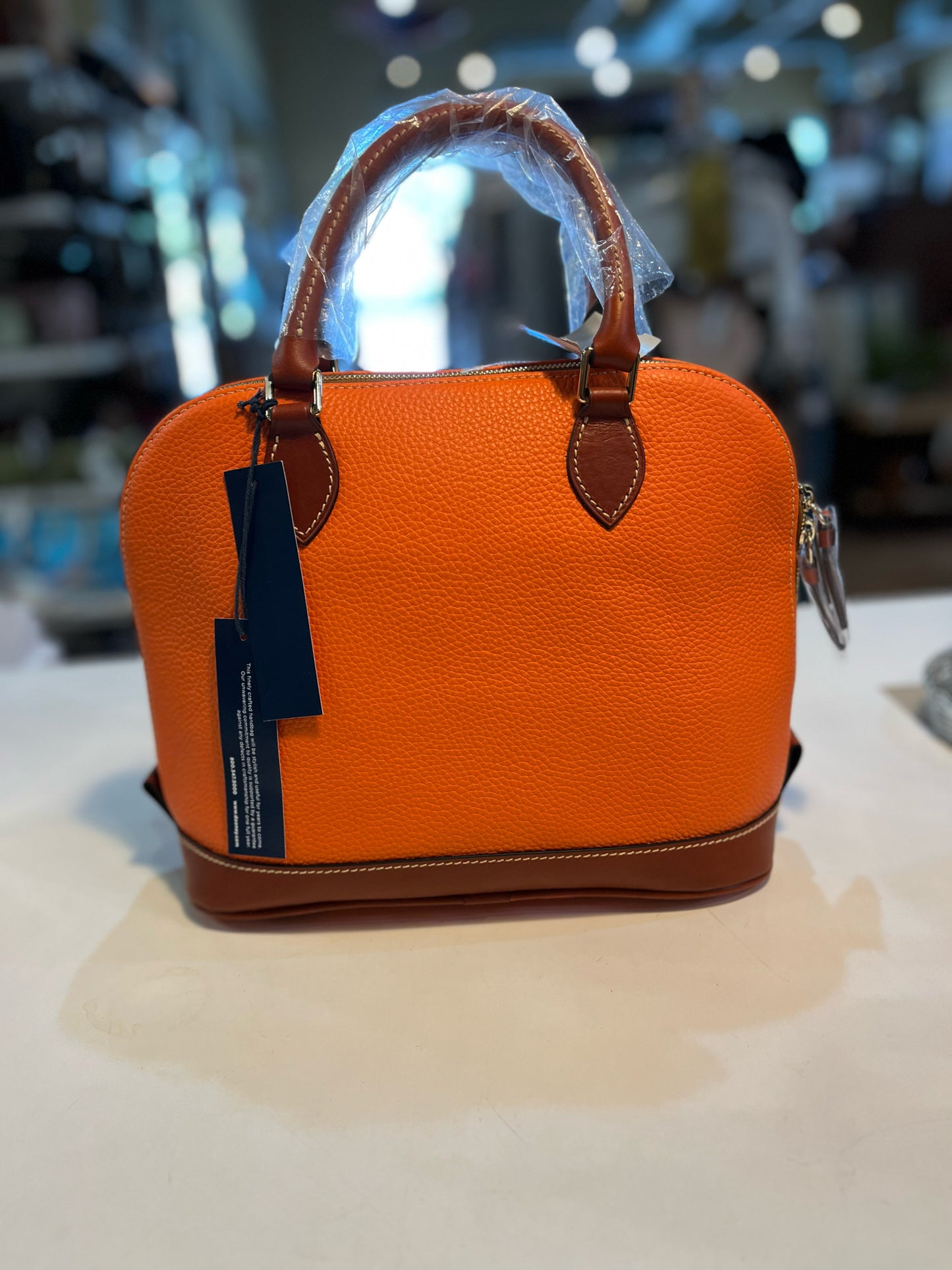 NWT Dooney & Bourke Clementine "Zip Zip Satchel" Handbag