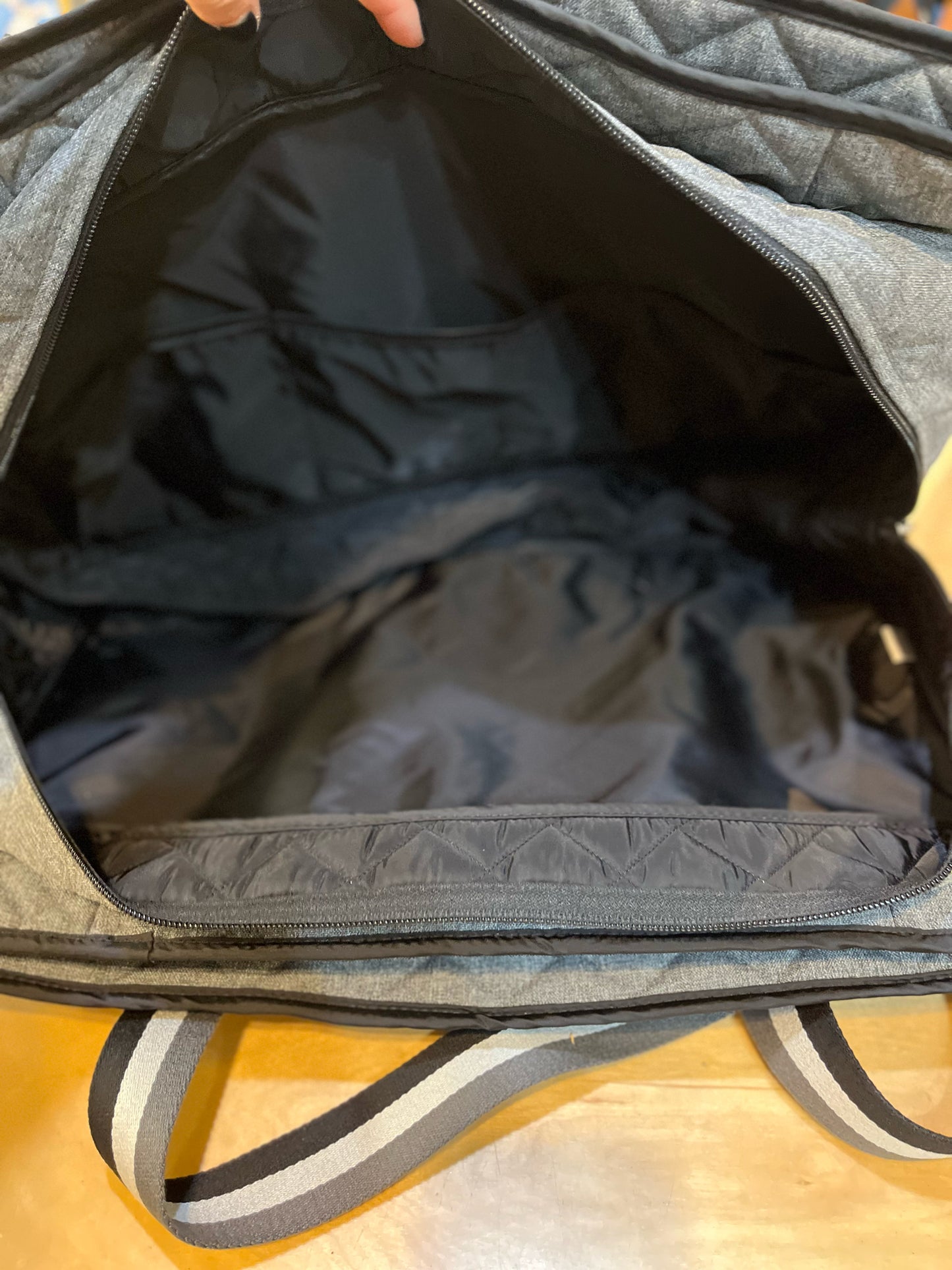 NWT Cinda b Gray “Destination Duffle”