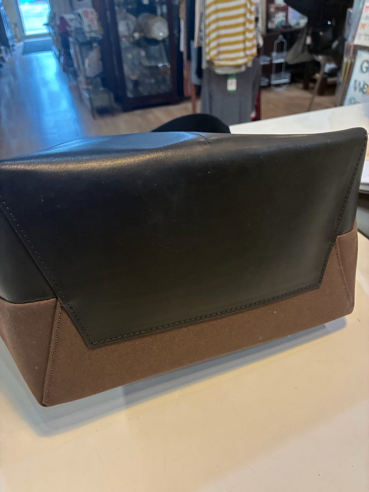 Clare V Sophie Canvas & Leather Bag
