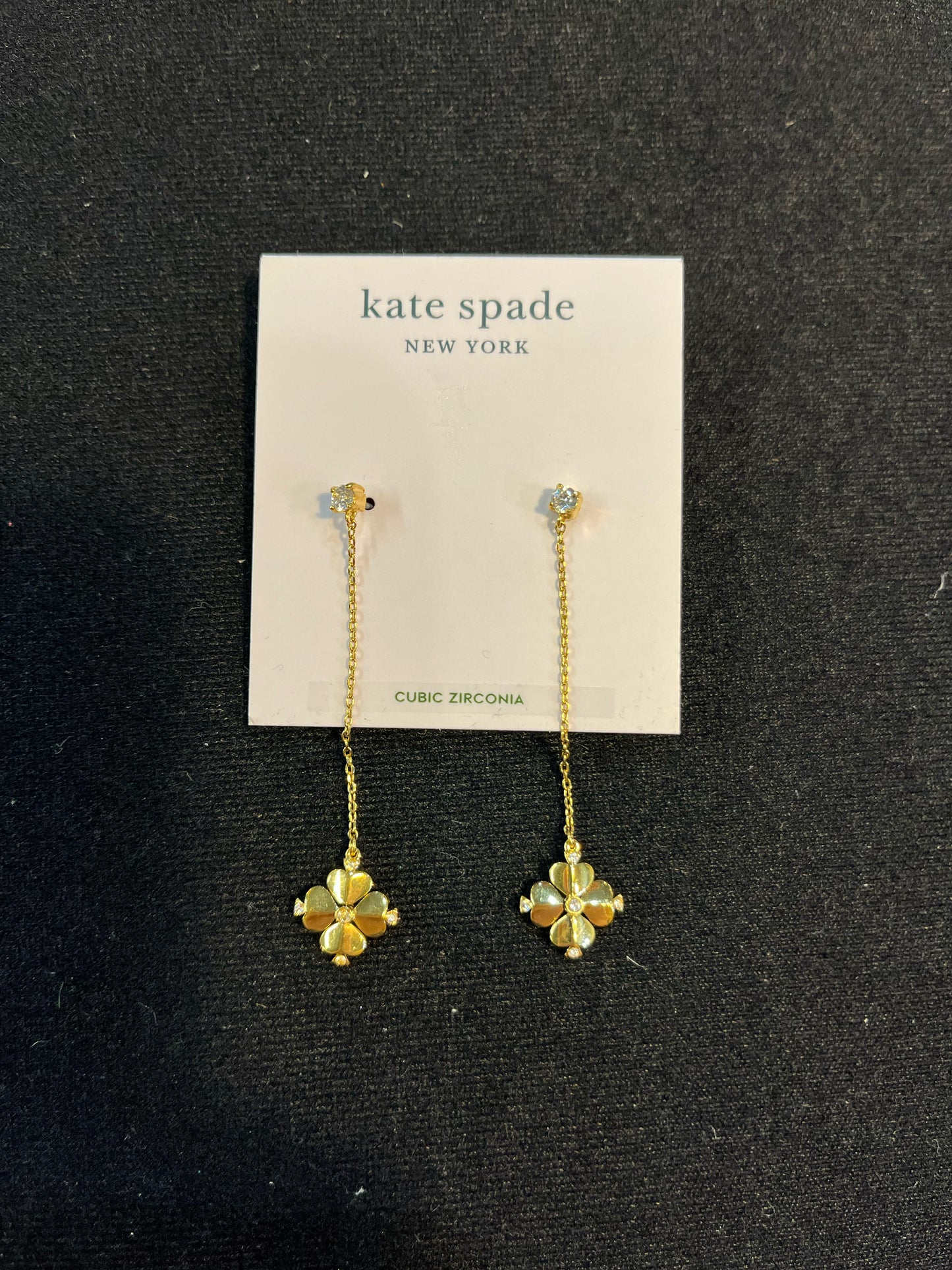 Kate Spade Gold Dangling Earrings