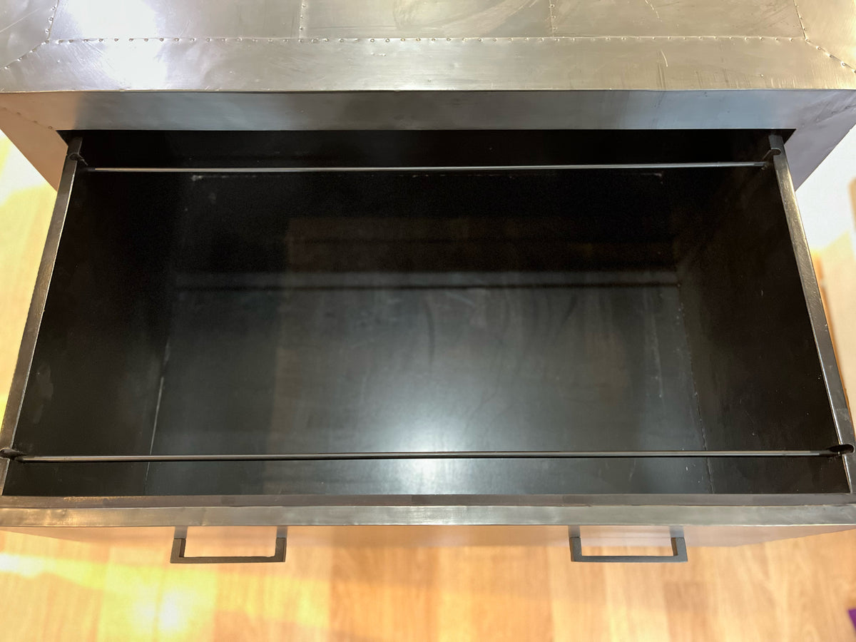 Restoration Hardware "La Salle Metal-Wrapped" File Cabinet