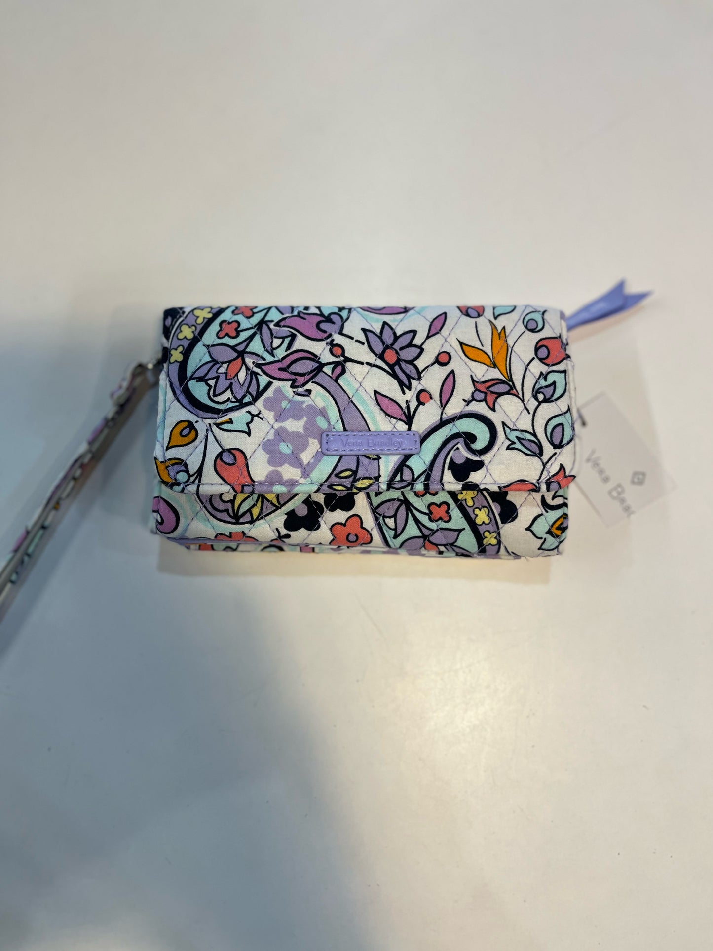 NWT Vera Bradley Purple Floral RFID Wallet